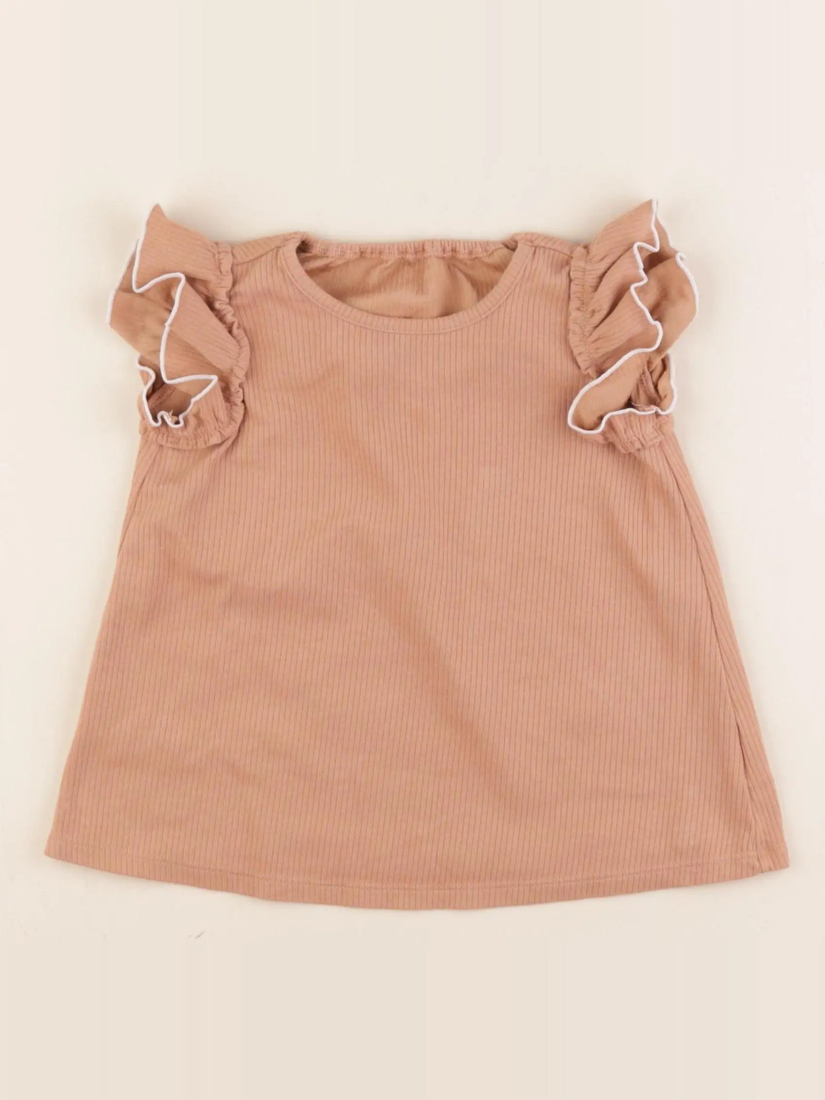 Uniqlo - tee-shirt marron - 18/24 mois