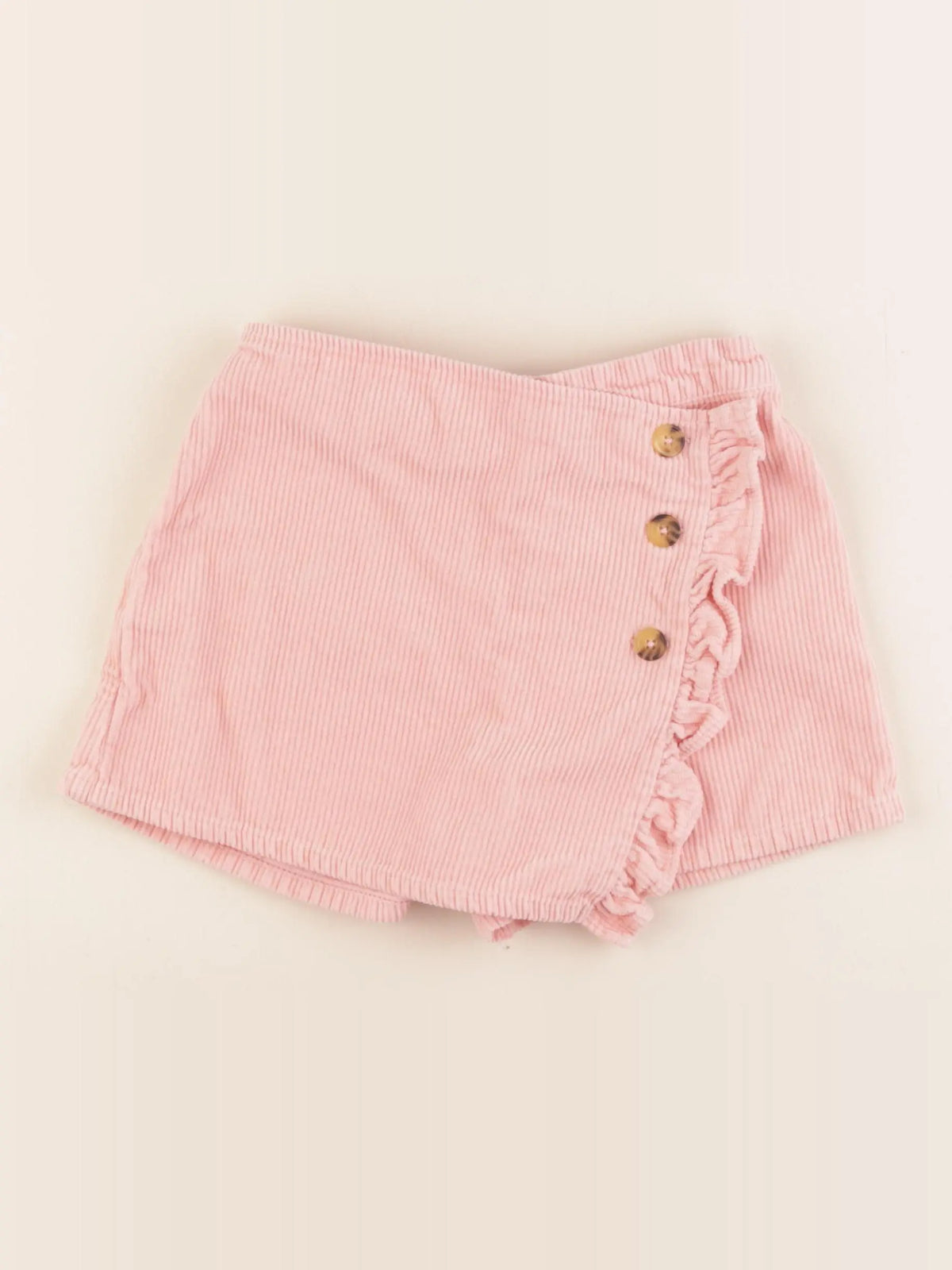 Vertbaudet - jupe short rose - 7 ans