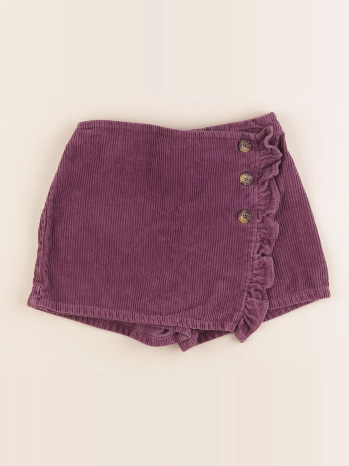 Vertbaudet - jupe short violet - 6 ans