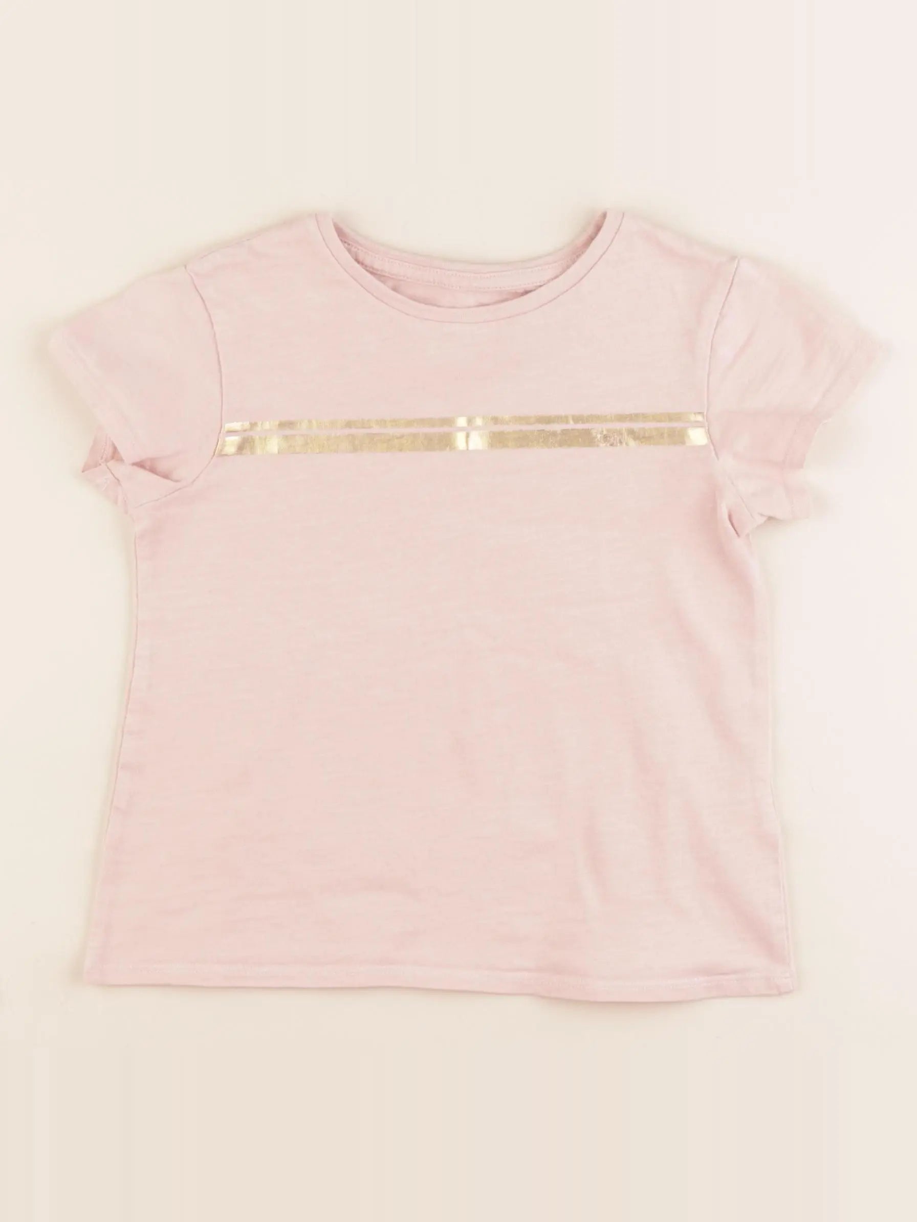 Vertbaudet - tee-shirt rose - 6 ans