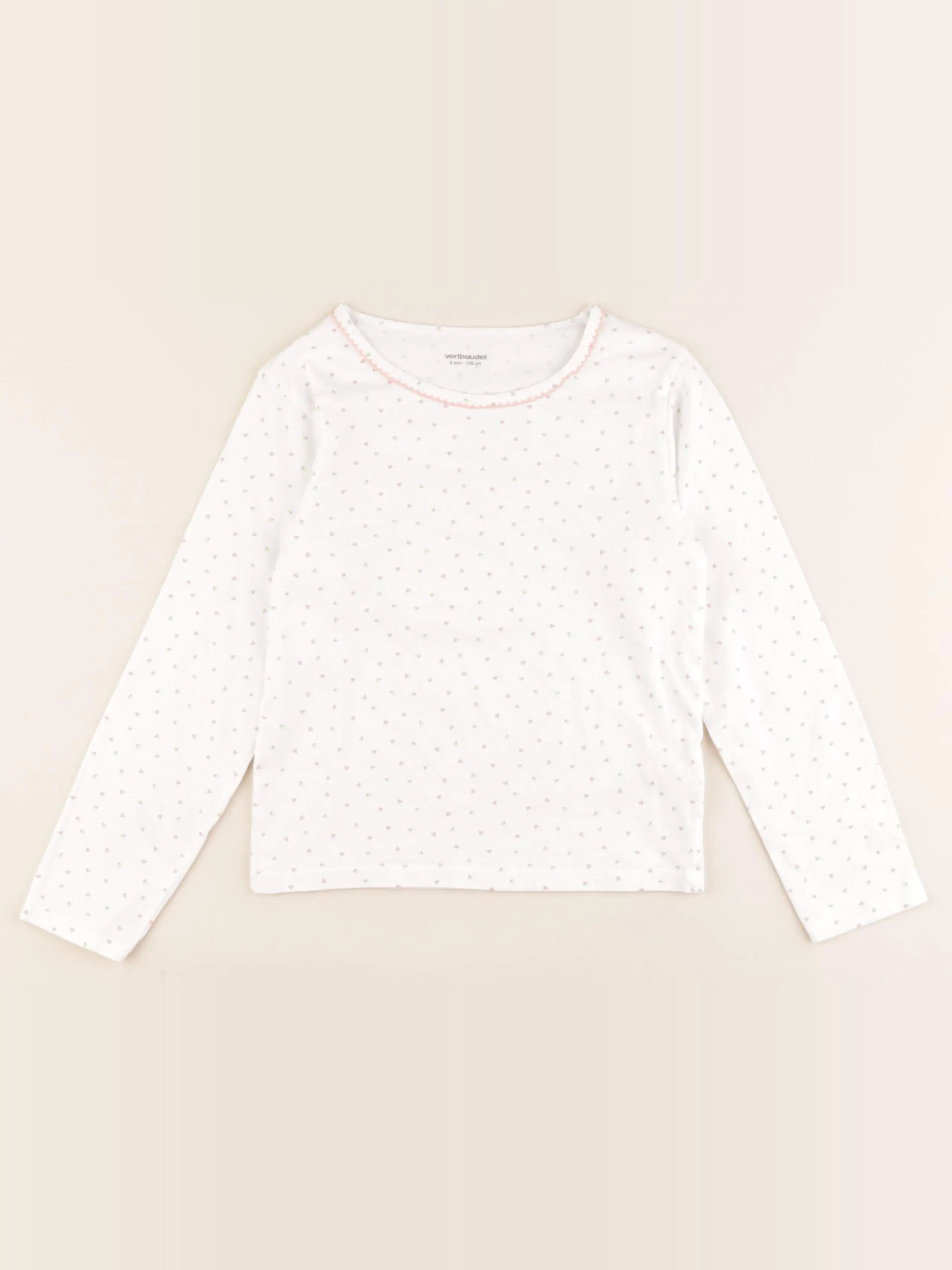 Vertbaudet - maillot de corps blanc - 8 ans