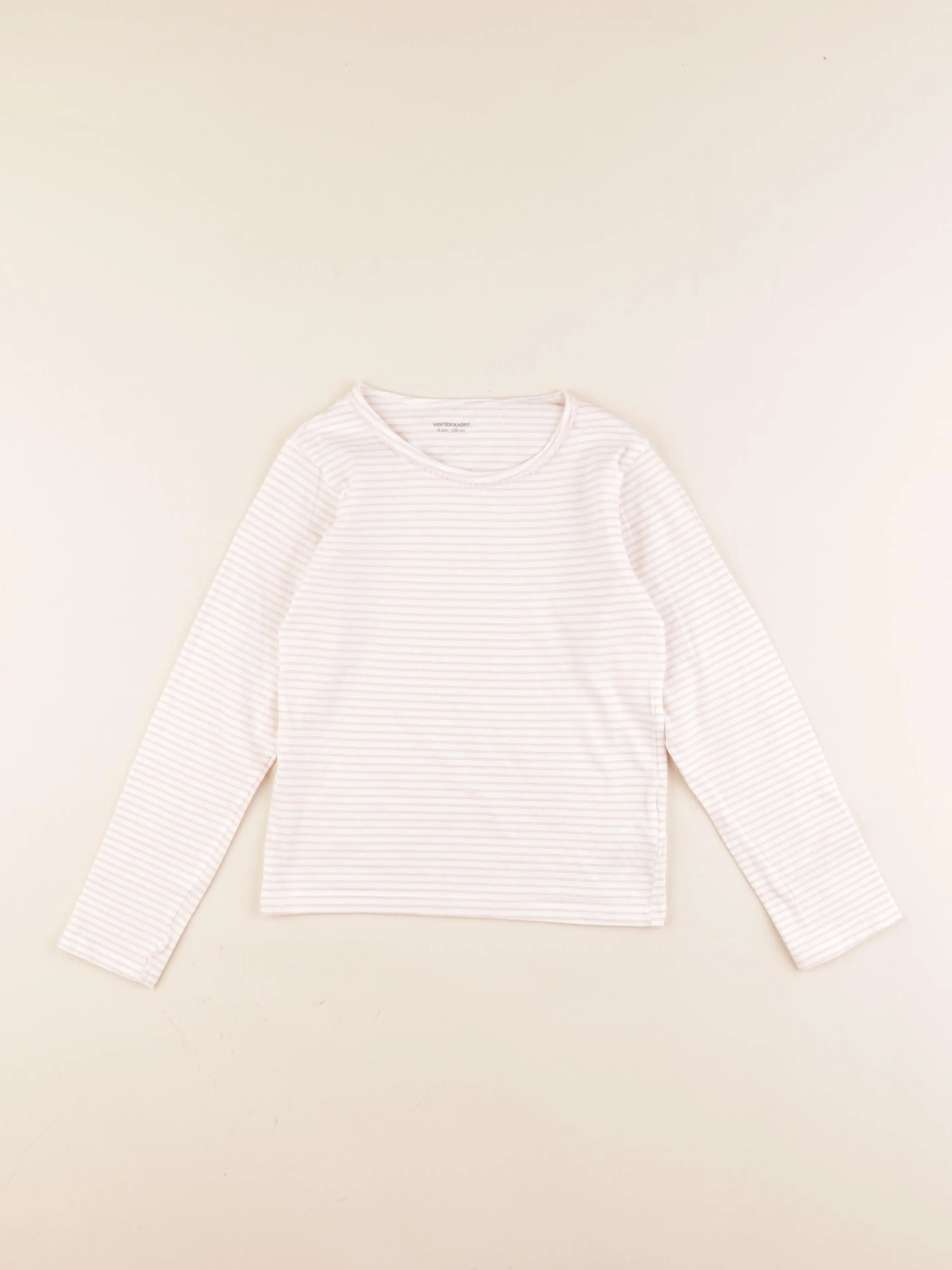 Vertbaudet - maillot de corps blanc - 8 ans