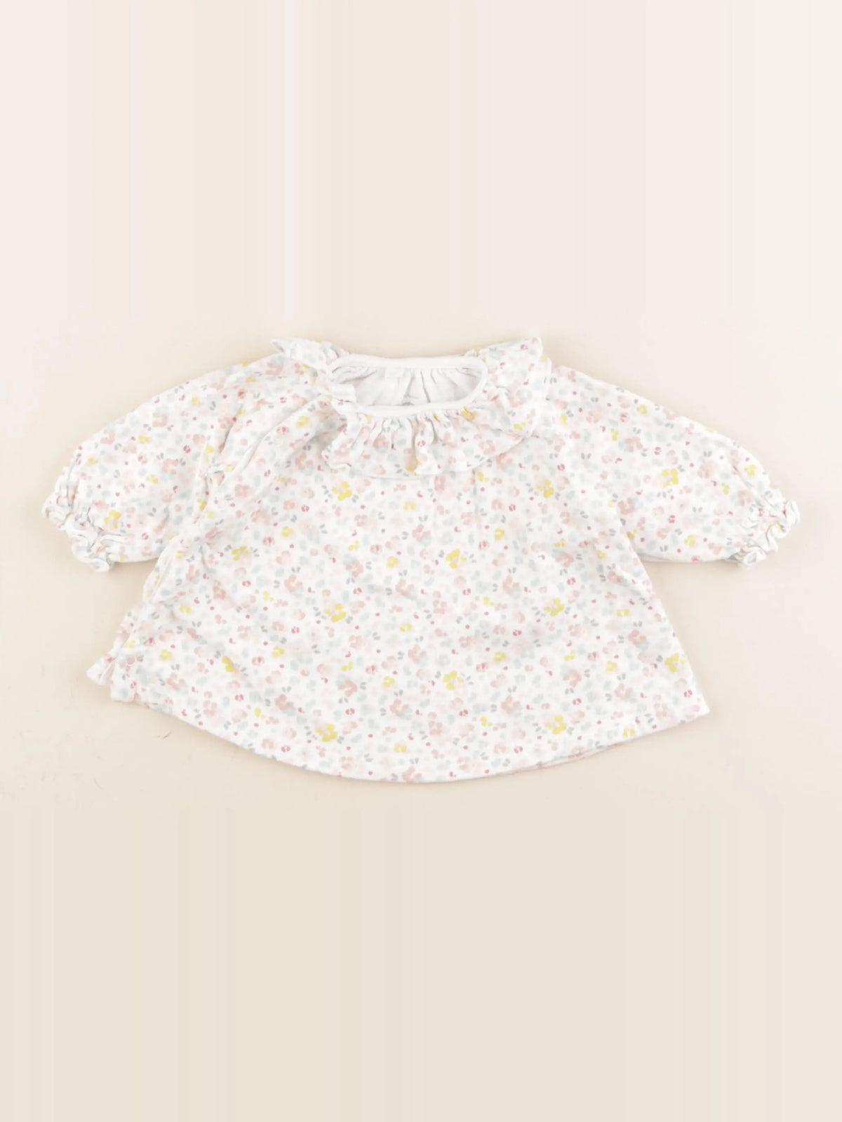 Petit Bateau - tee-shirt blanc - 3 mois