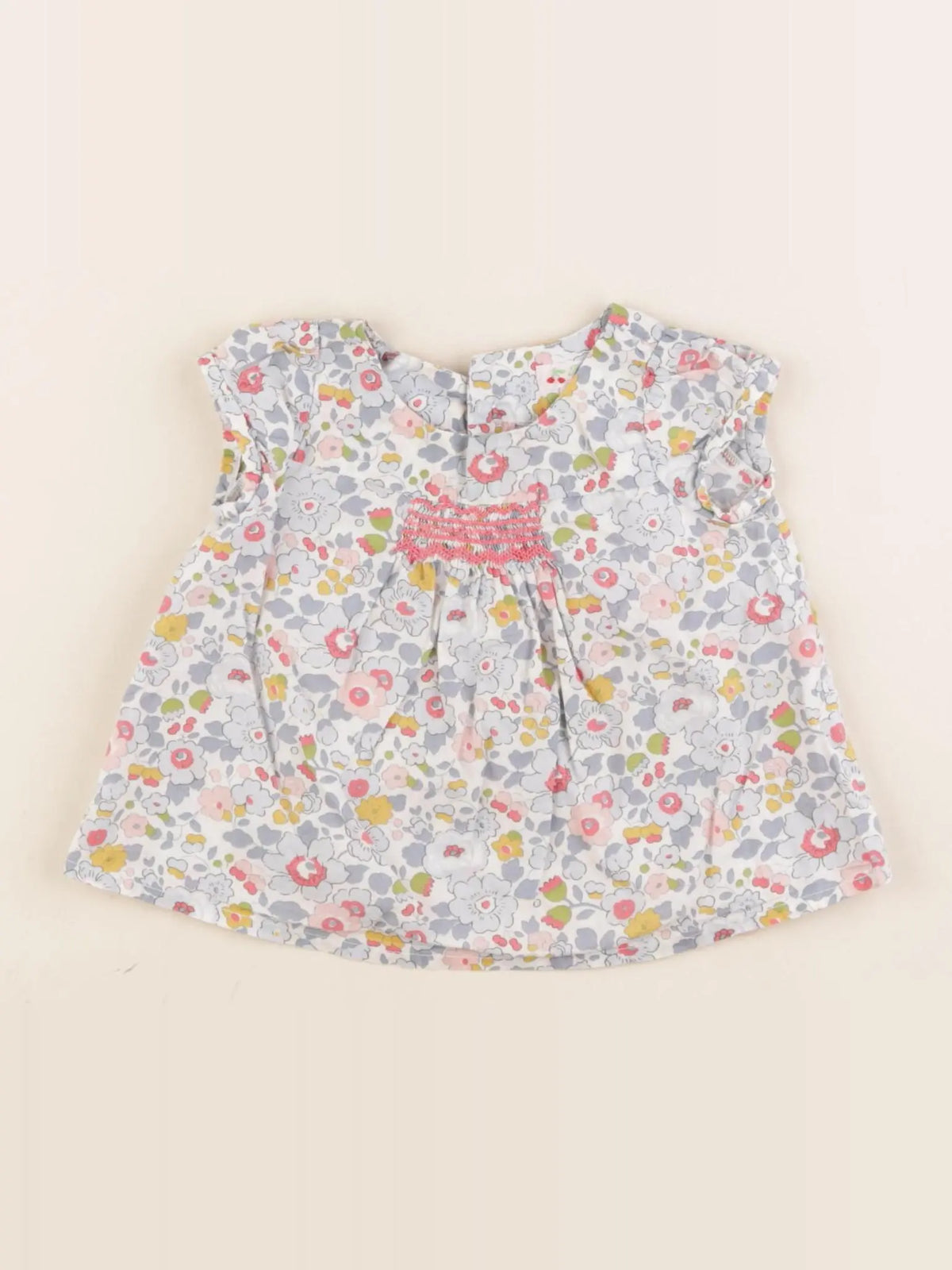 Bonpoint - blouse bleu - 3 mois