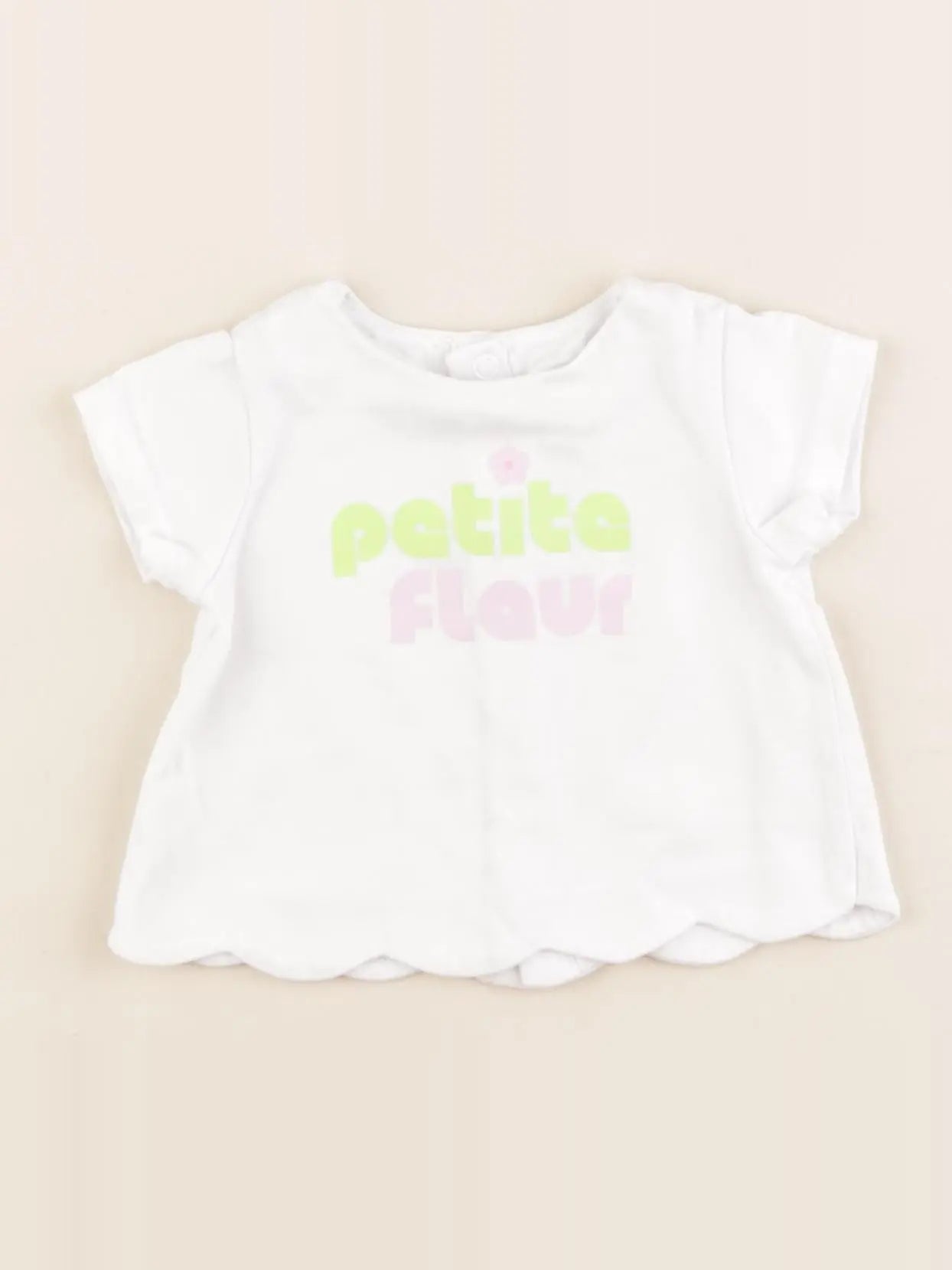 Jacadi - tee-shirt blanc - 1 mois