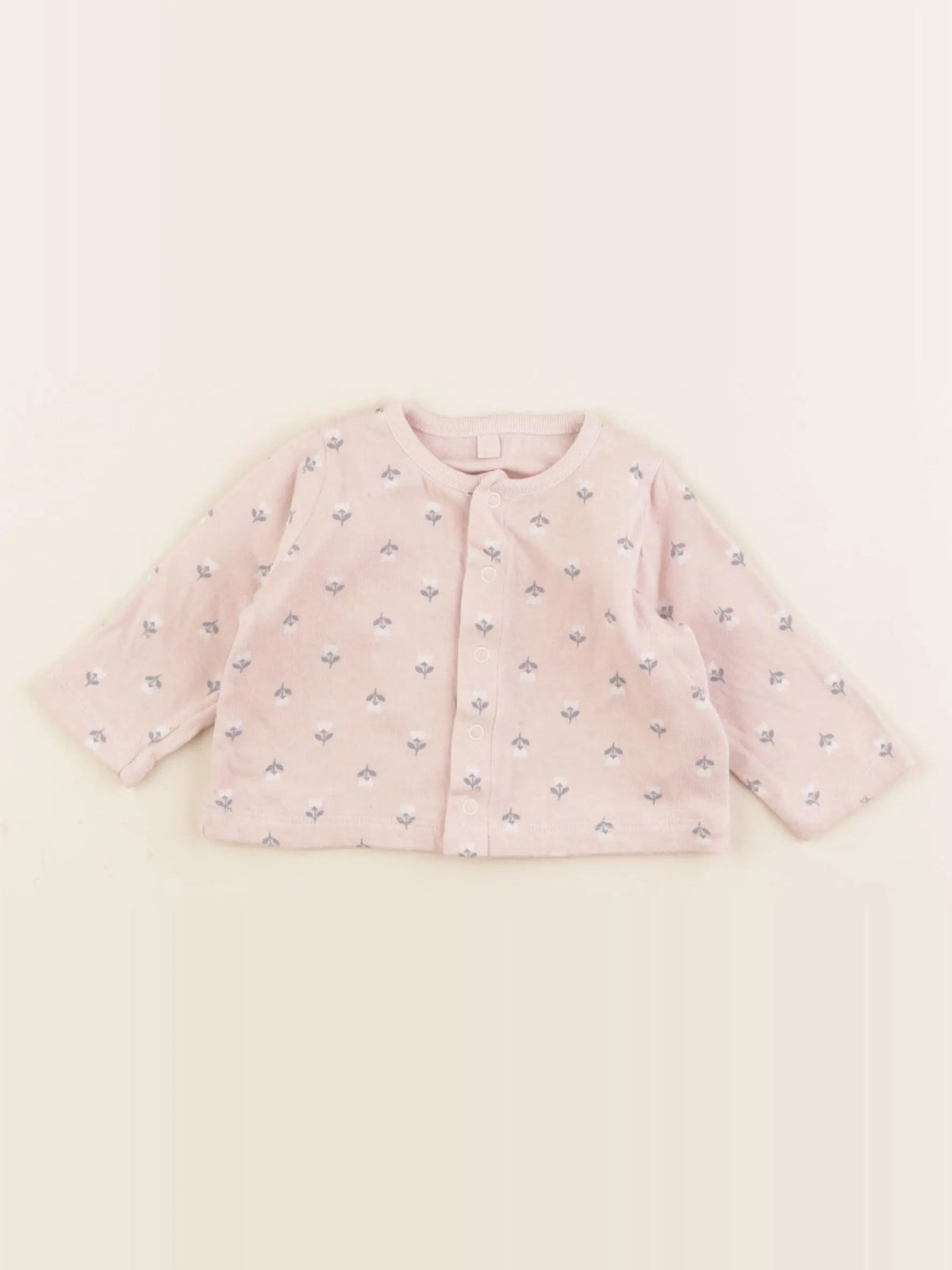 Petit Bateau - sweat rose - 3 mois