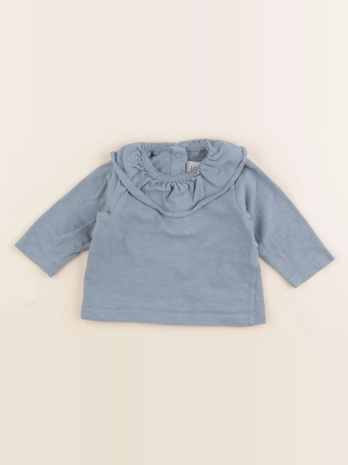 Petit Bateau - tee-shirt bleu - 3 mois