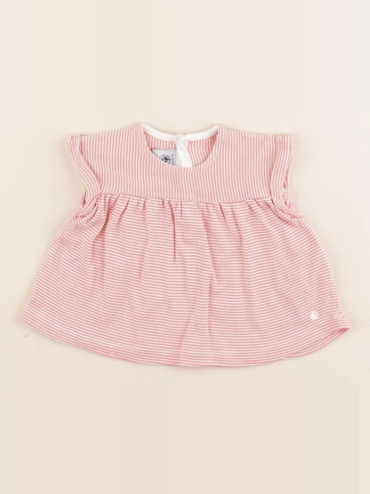 Petit Bateau - tee-shirt rose - 3 mois