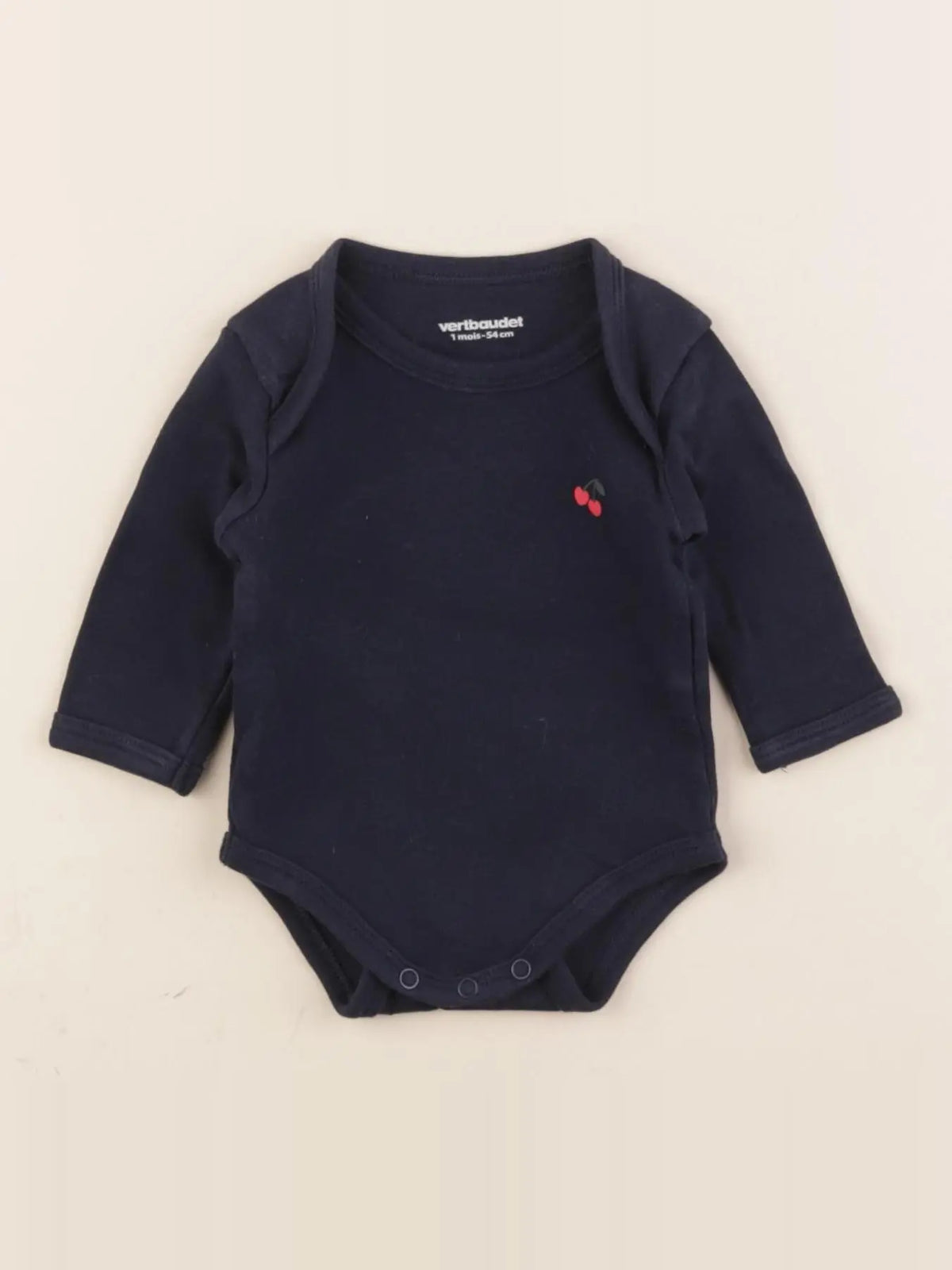 Vertbaudet - body bleu - 1 mois