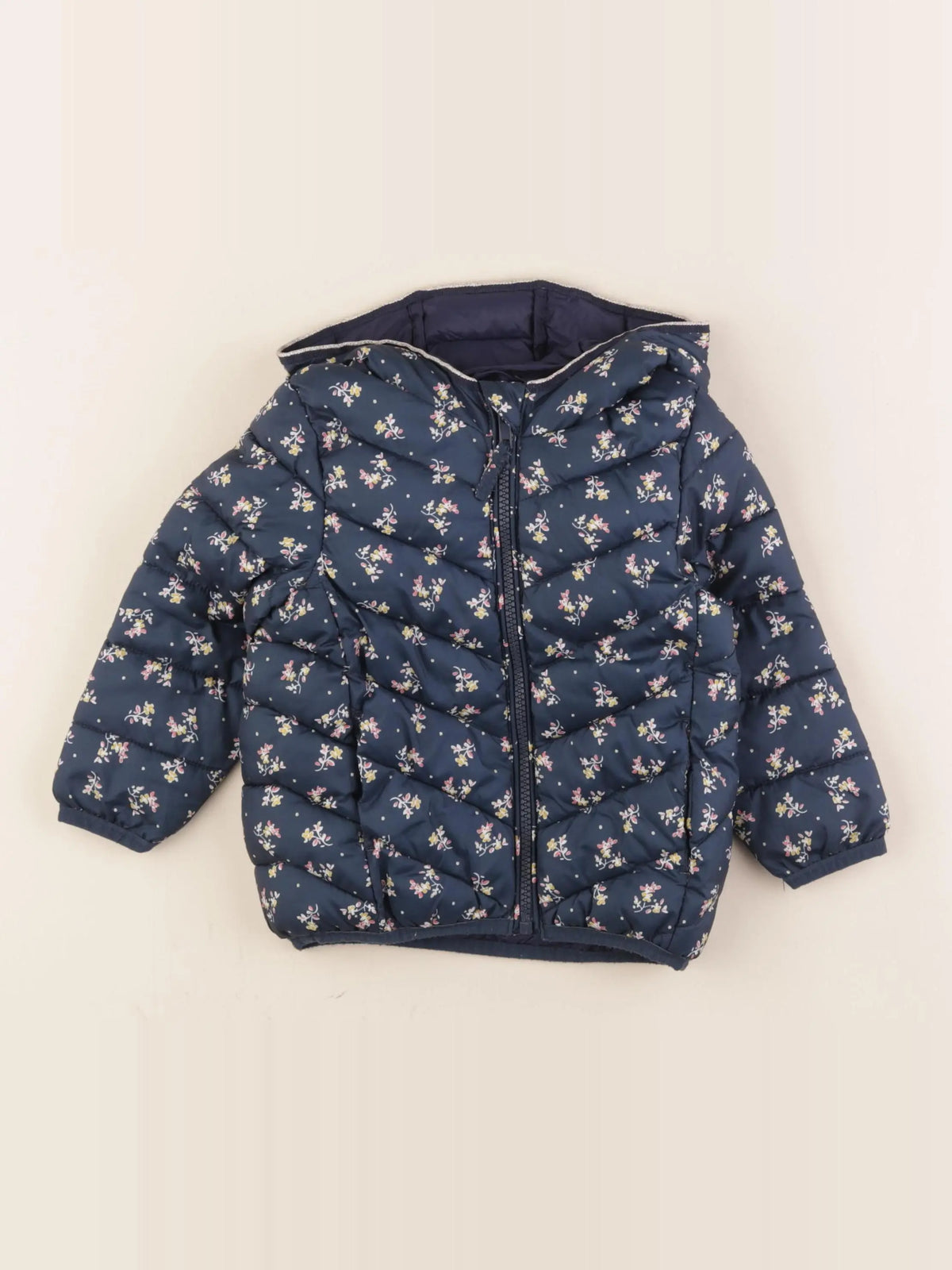 Vertbaudet - doudoune bleu - 2 ans