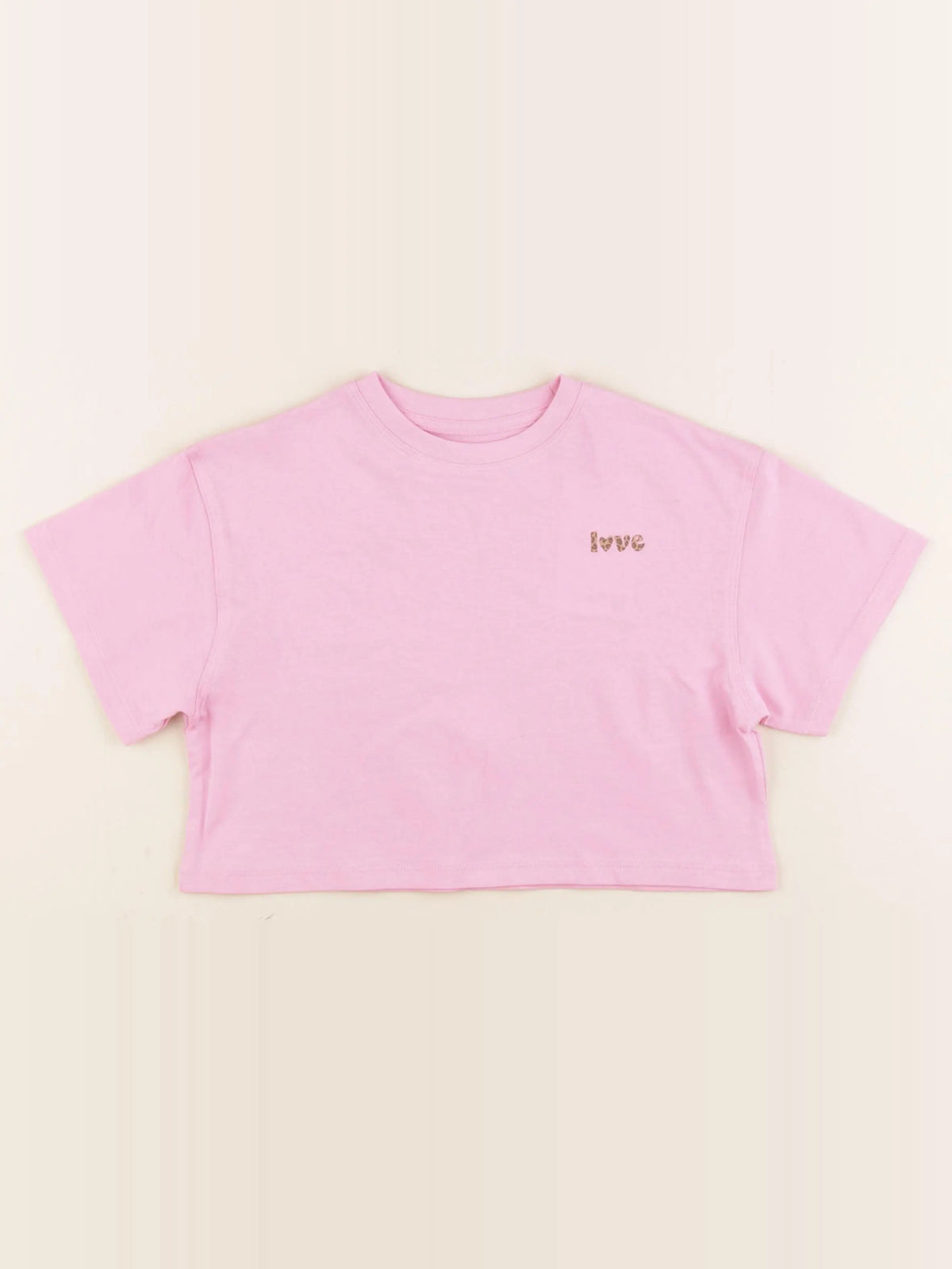 Vertbaudet - tee-shirt rose - 4 ans