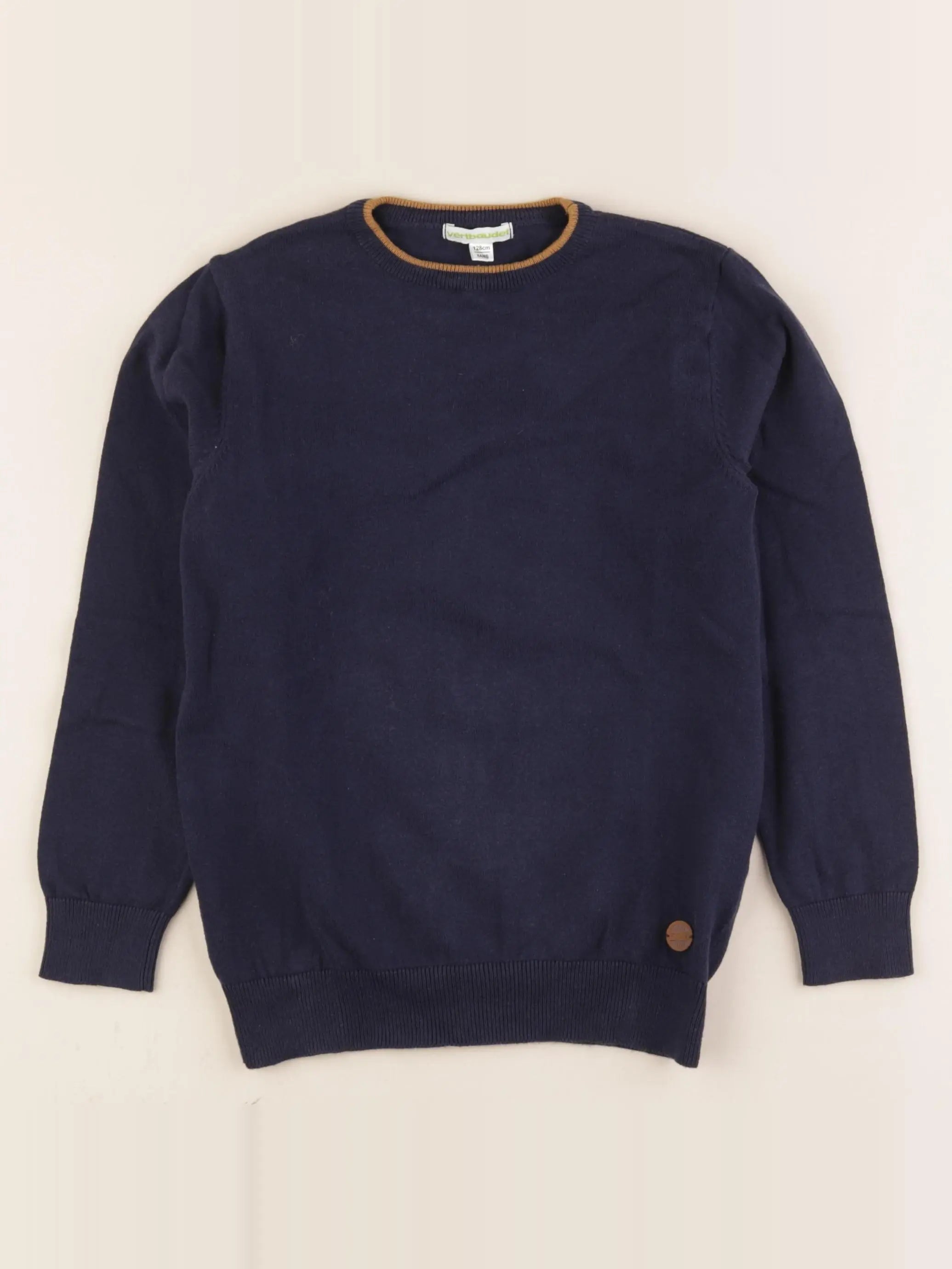 Vertbaudet - pull bleu - 8 ans