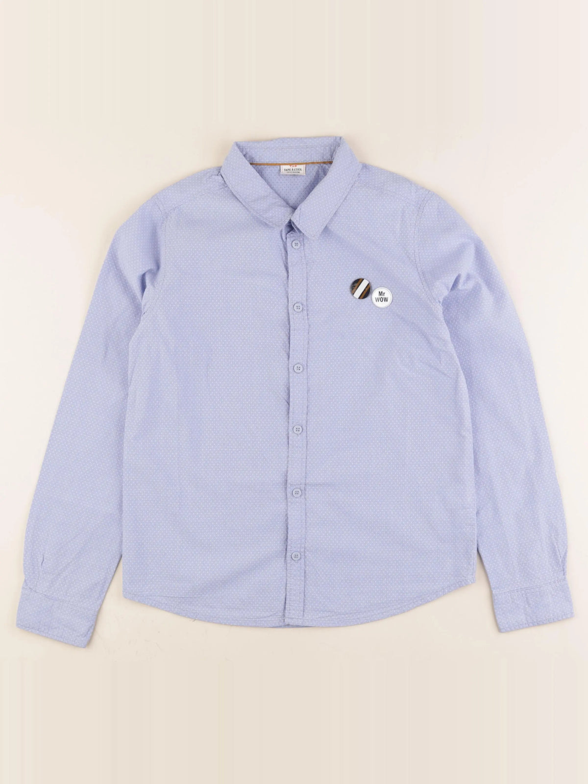 Tape à l'oeil - chemise bleu - 12 ans