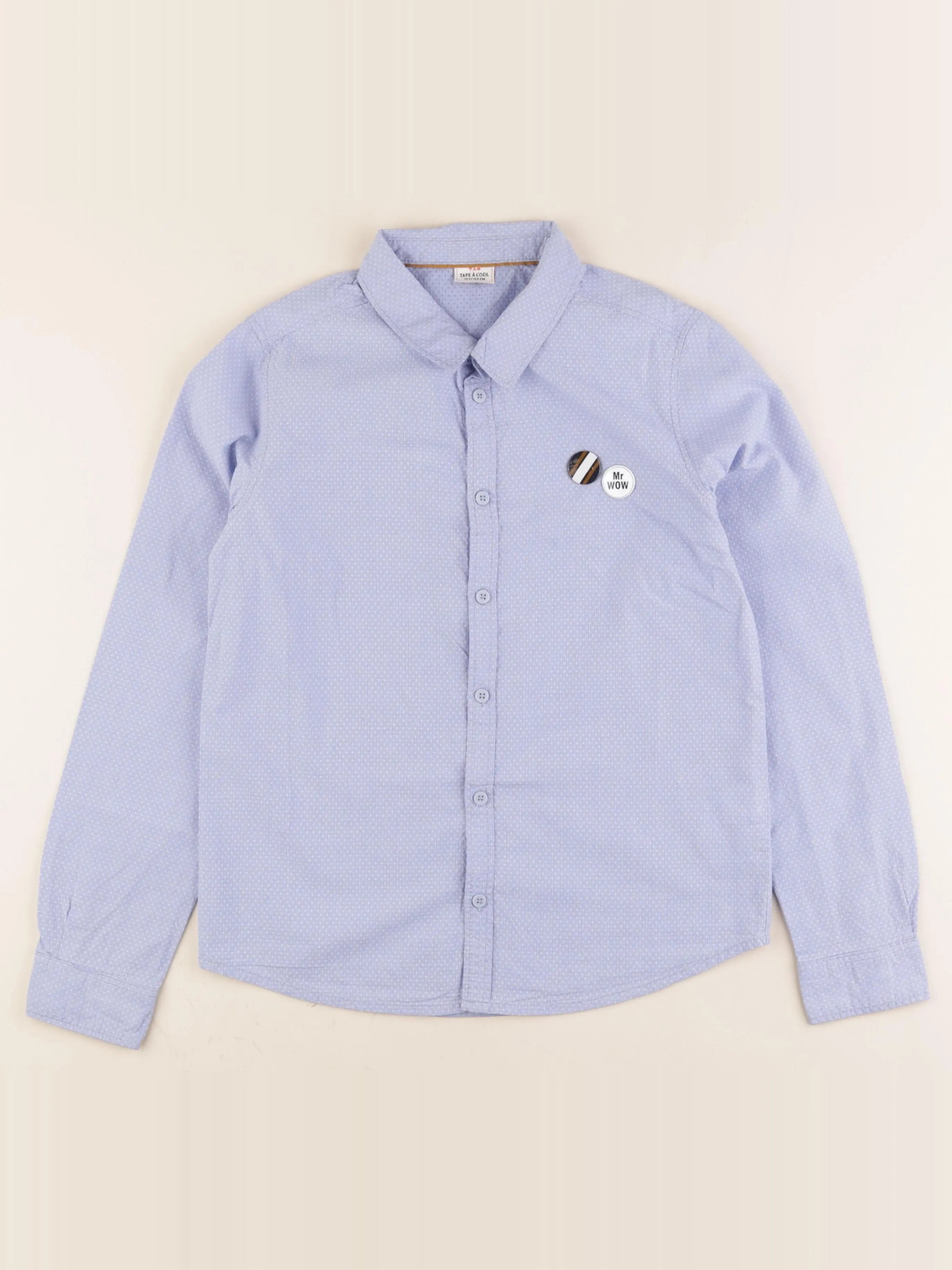 Tape à l'oeil - chemise bleu - 12 ans