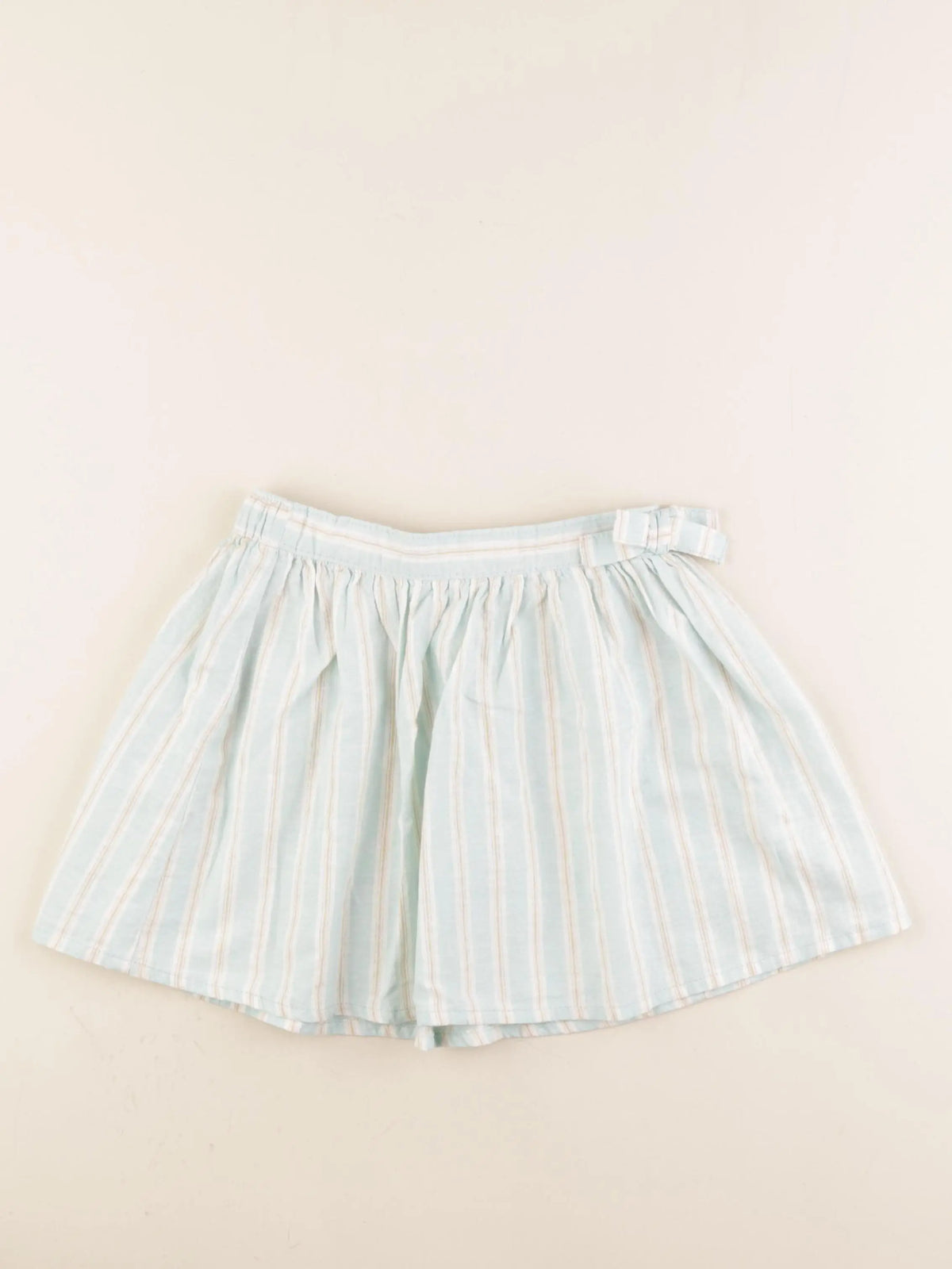 Vertbaudet - jupe bleu, or - 7 ans