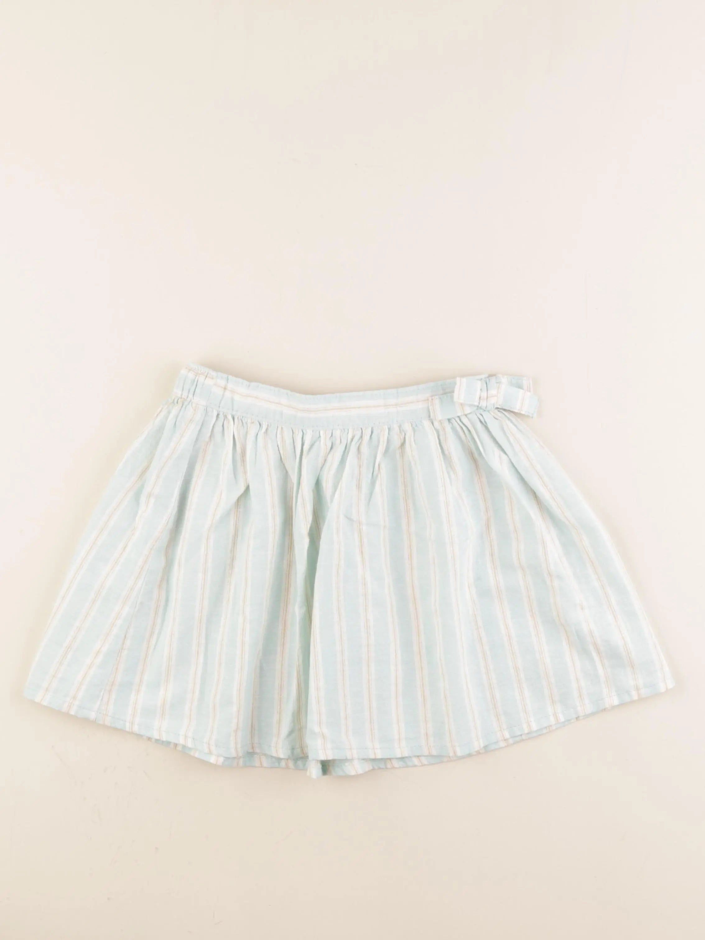 Vertbaudet - jupe bleu, or - 7 ans