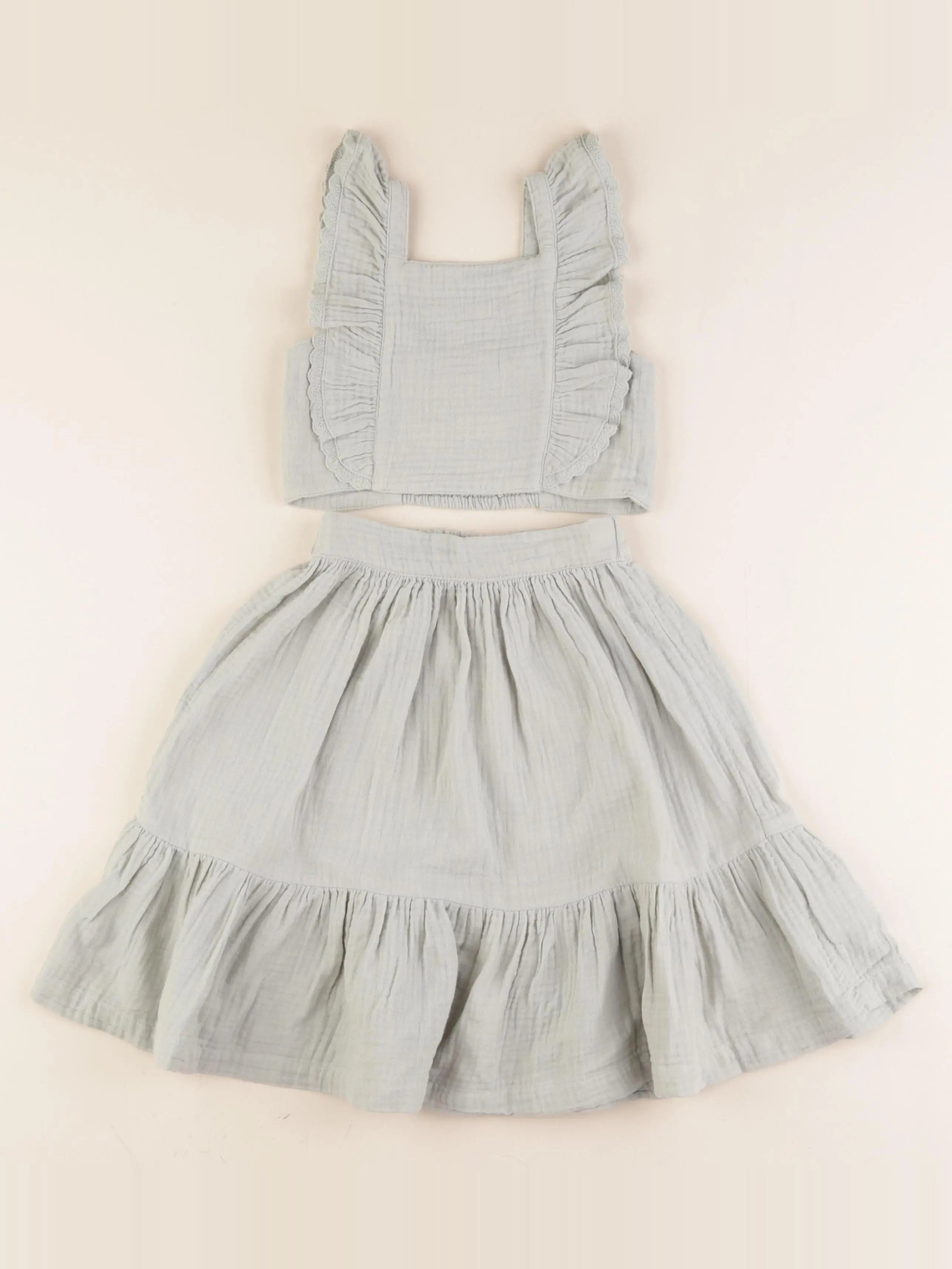 Vertbaudet - ensemble vert - 4 ans