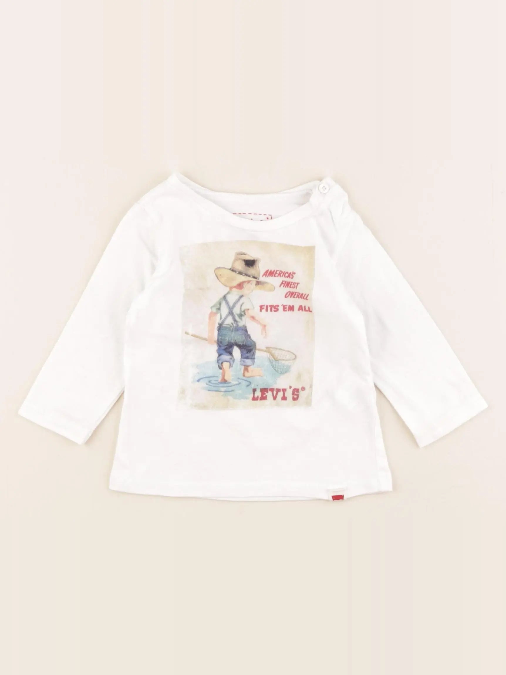 Levi's - tee-shirt blanc - 6 mois