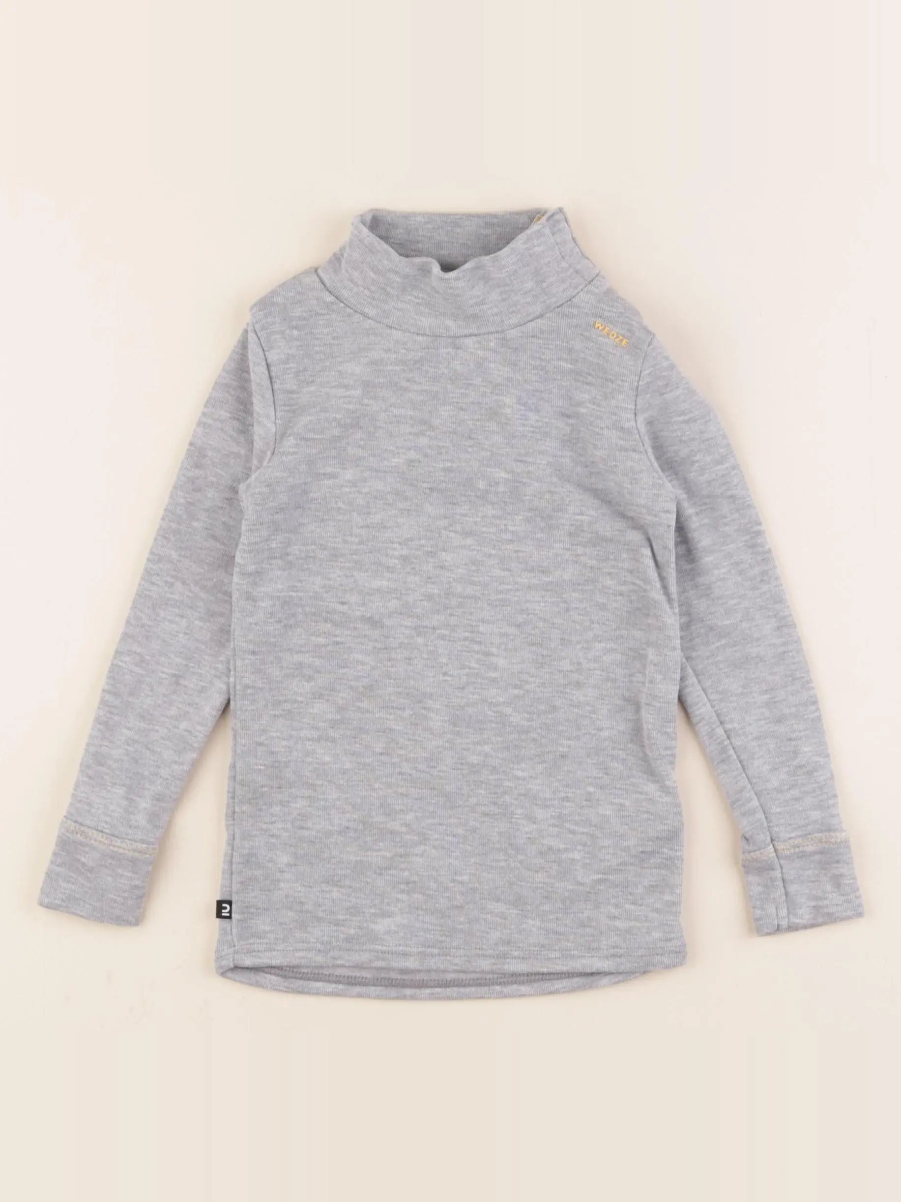 Decathlon ski - sous-pull technique gris - 24 mois à 3 ans