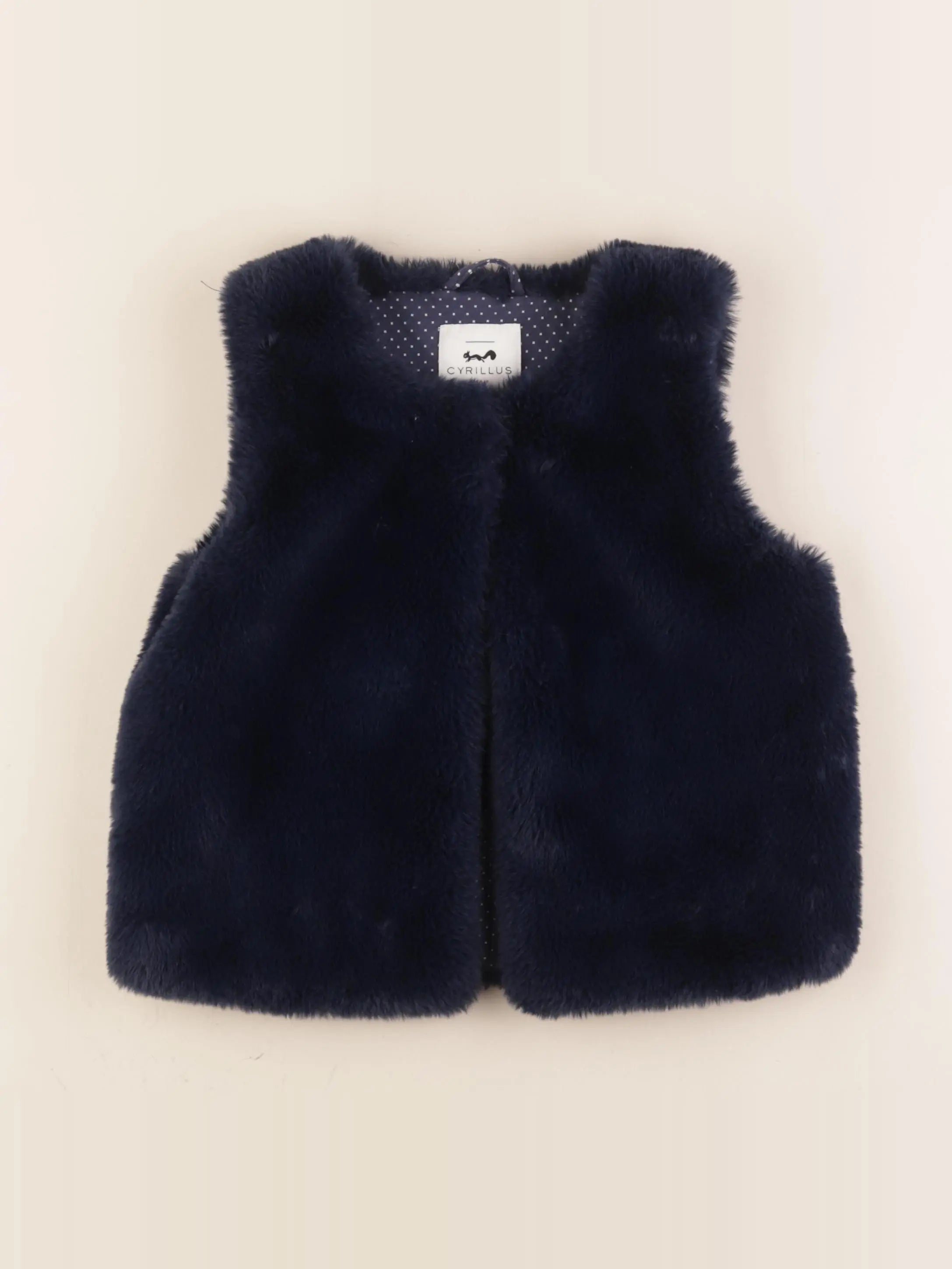 Cyrillus - gilet bleu - 10 ans