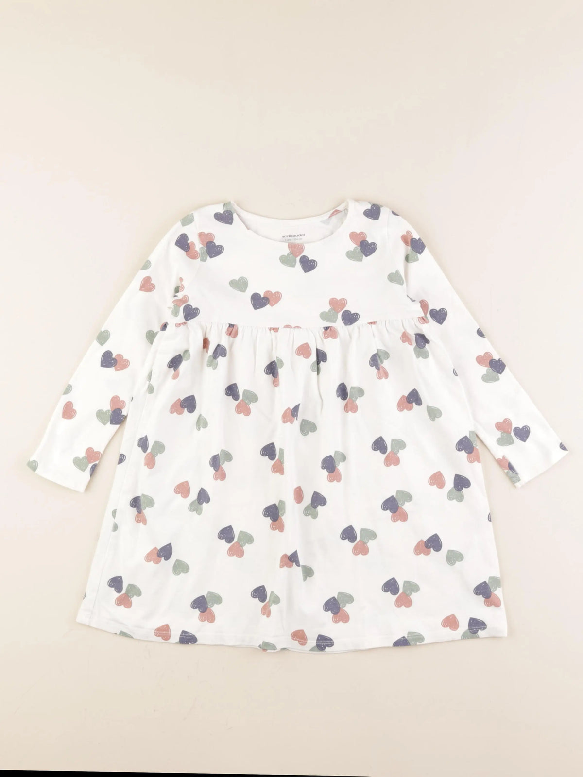 Vertbaudet - robe blanc - 4 ans