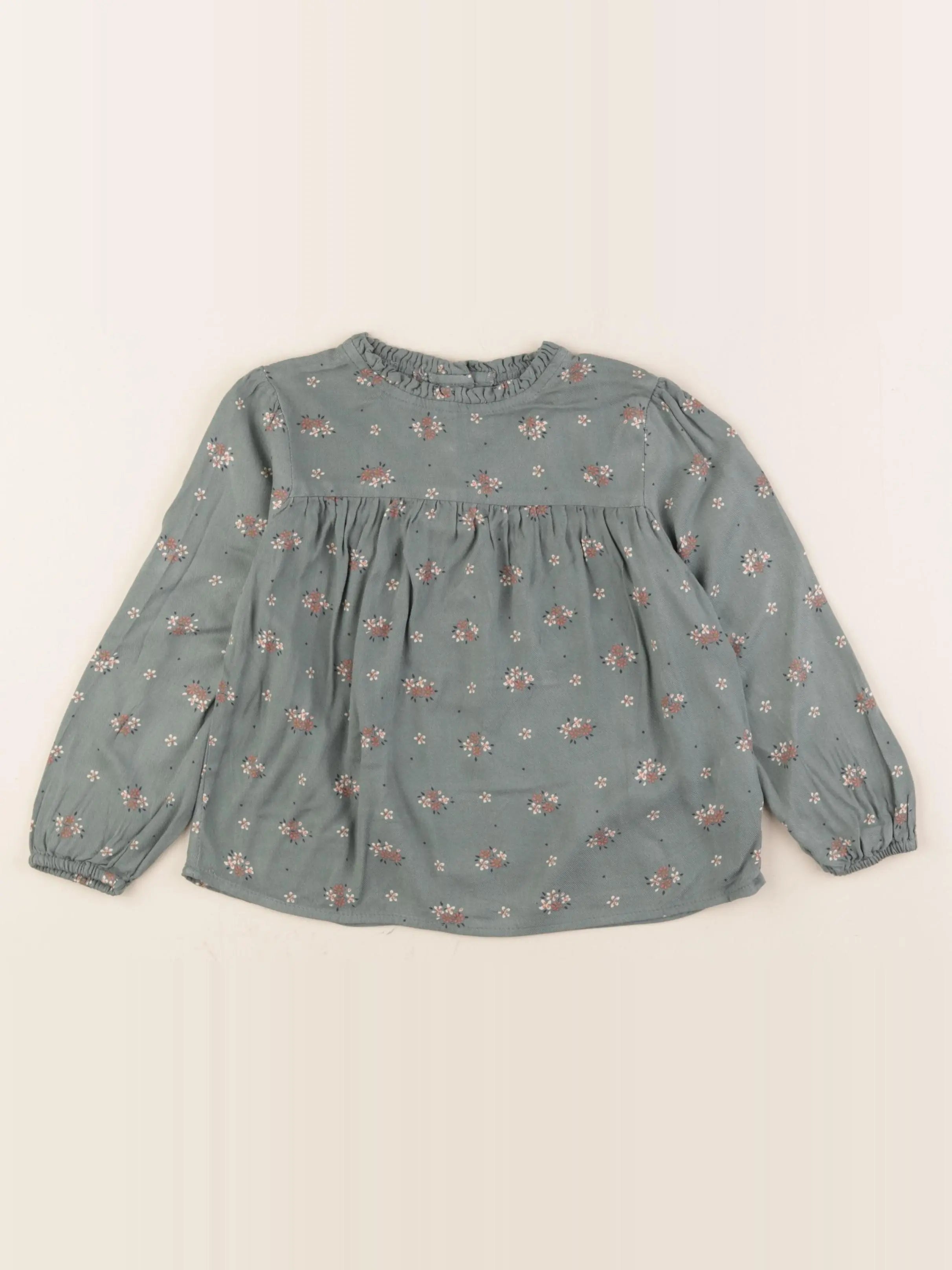 Vertbaudet - blouse vert - 4 ans