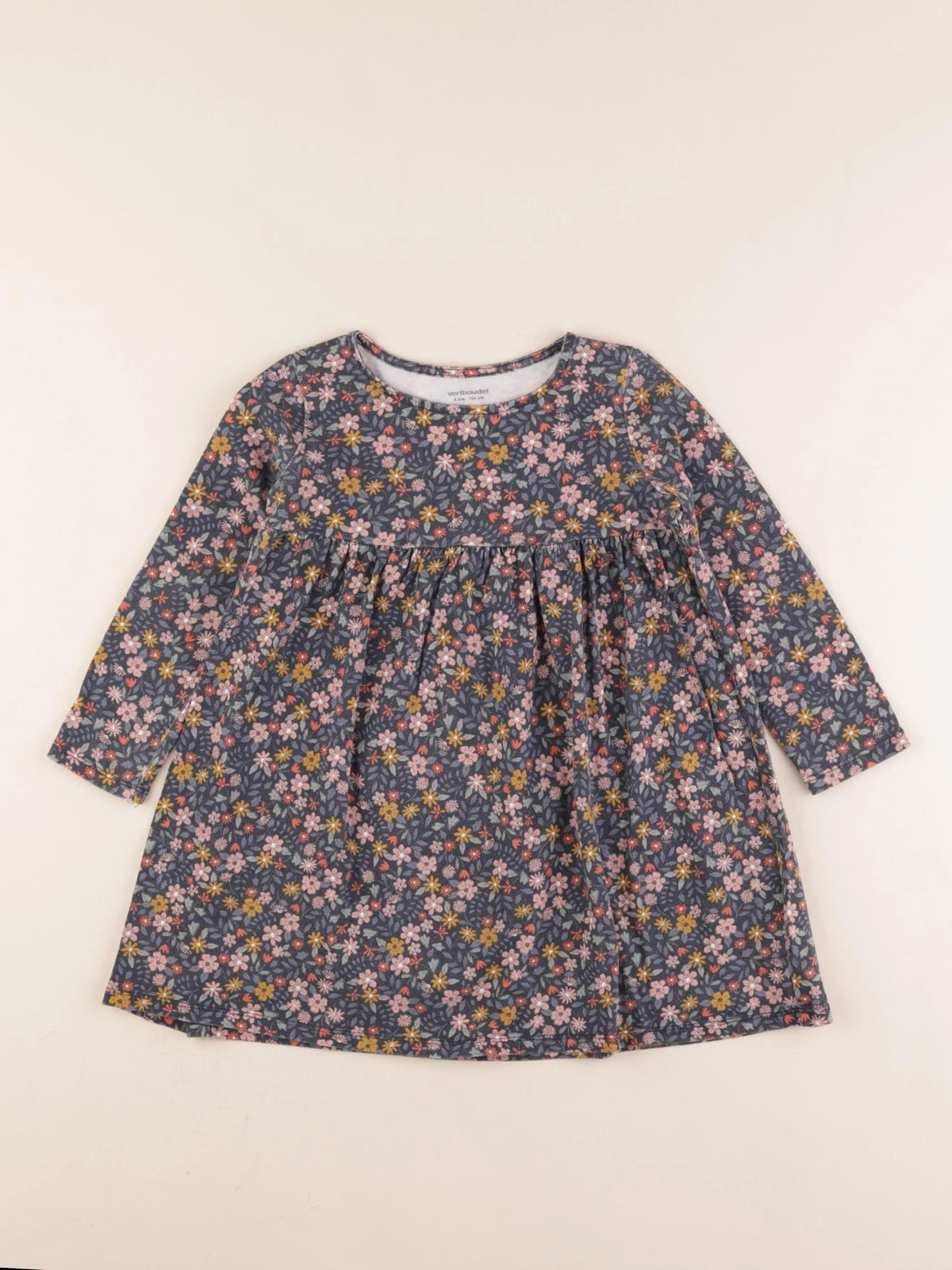 Vertbaudet - robe bleu - 4 ans