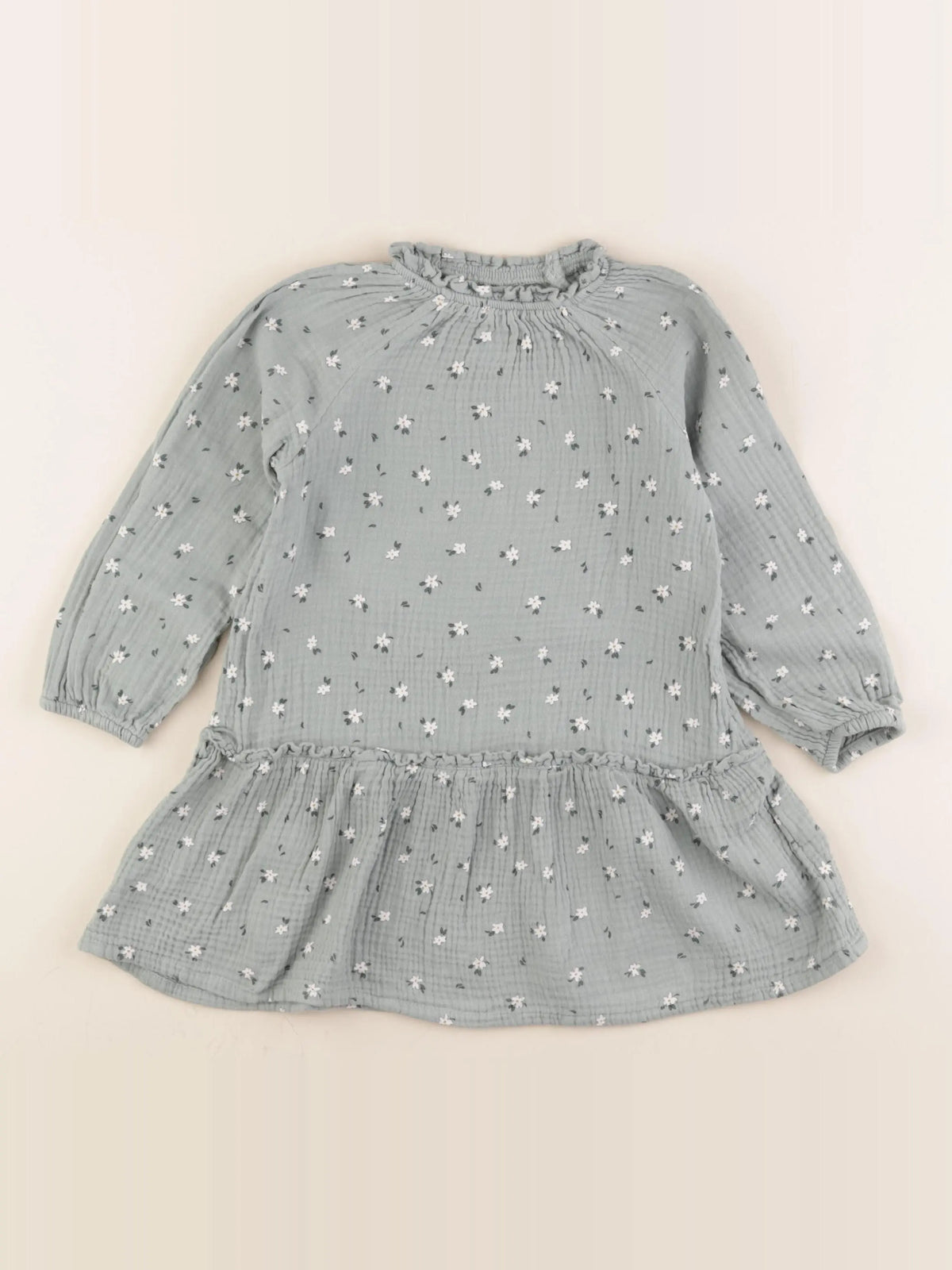 Vertbaudet - robe vert - 5 ans