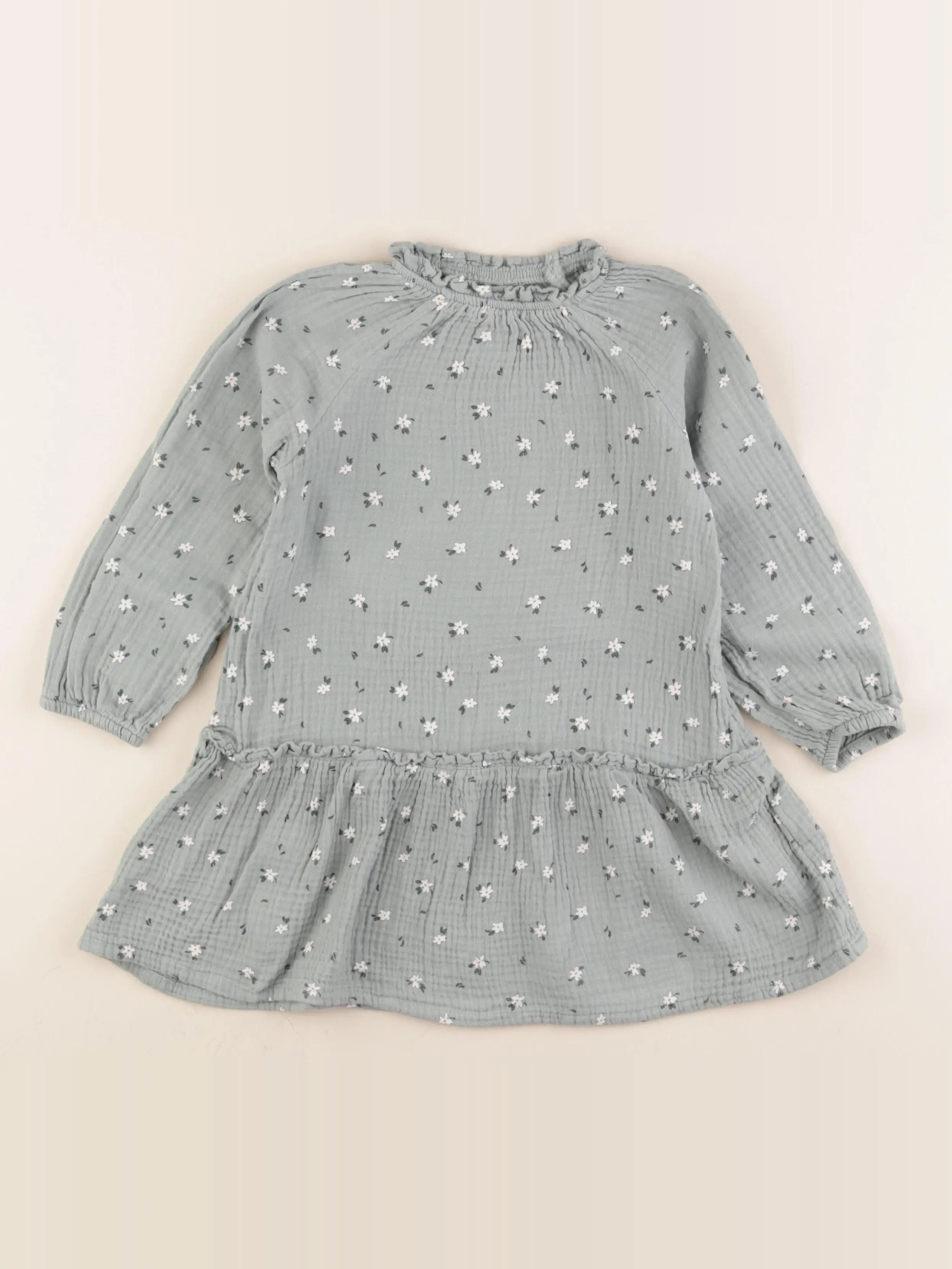 Vertbaudet - robe vert - 5 ans