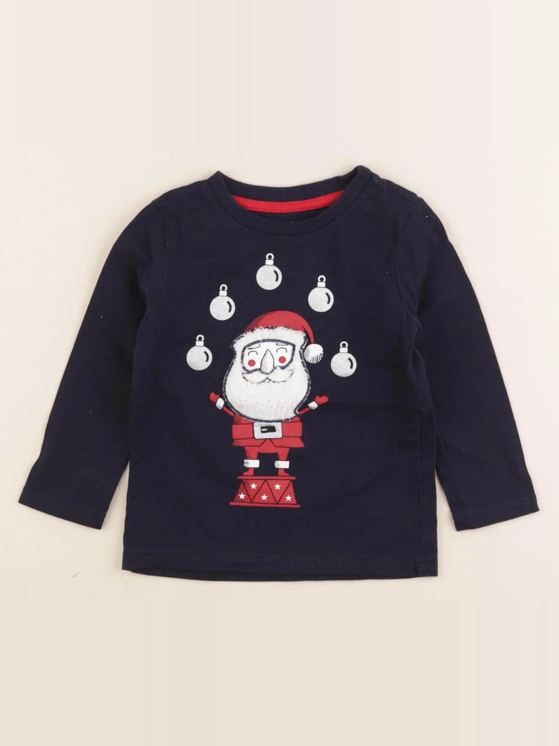 Vertbaudet - tee-shirt bleu - 2 ans