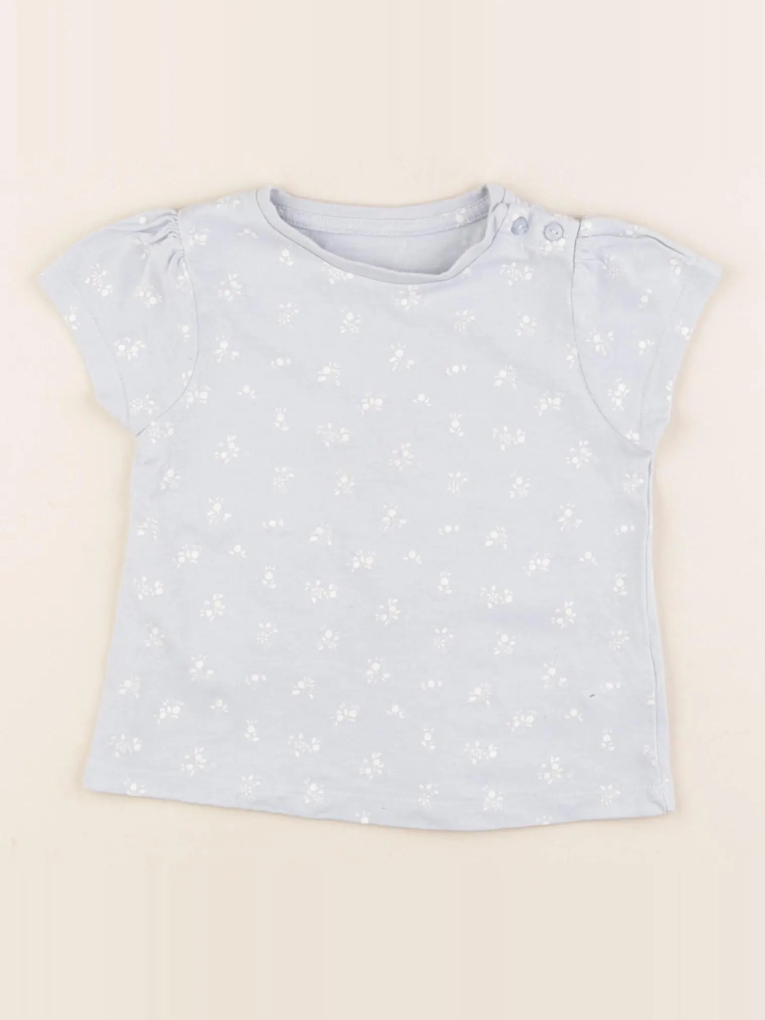 Vertbaudet - tee-shirt bleu - 18 mois