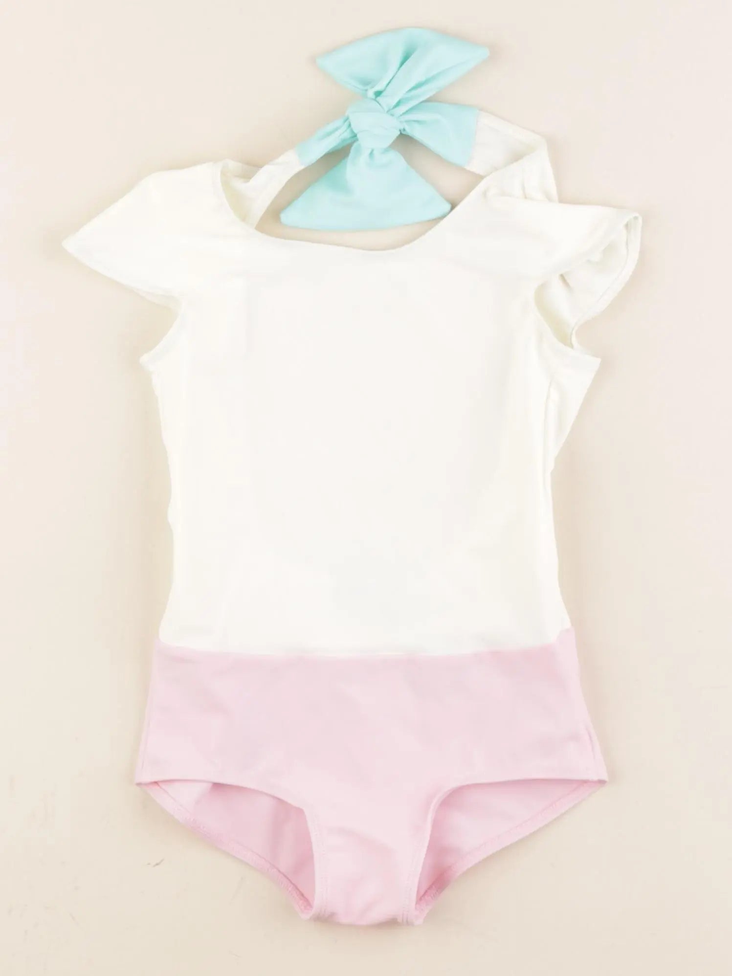 Canopea - maillot de bain blanc, rose - 4 ans