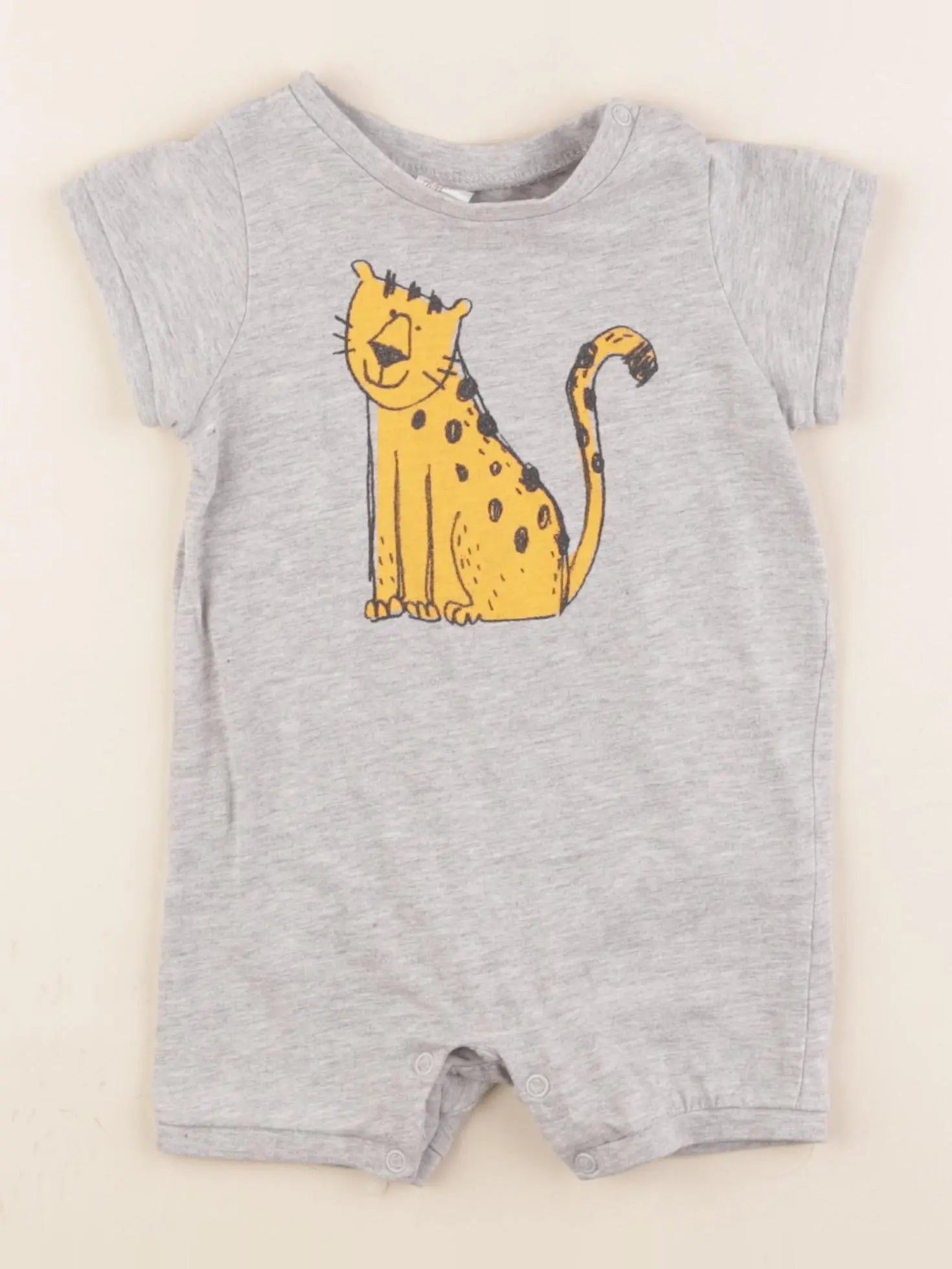 H&M - combinaison gris - 2/4 mois