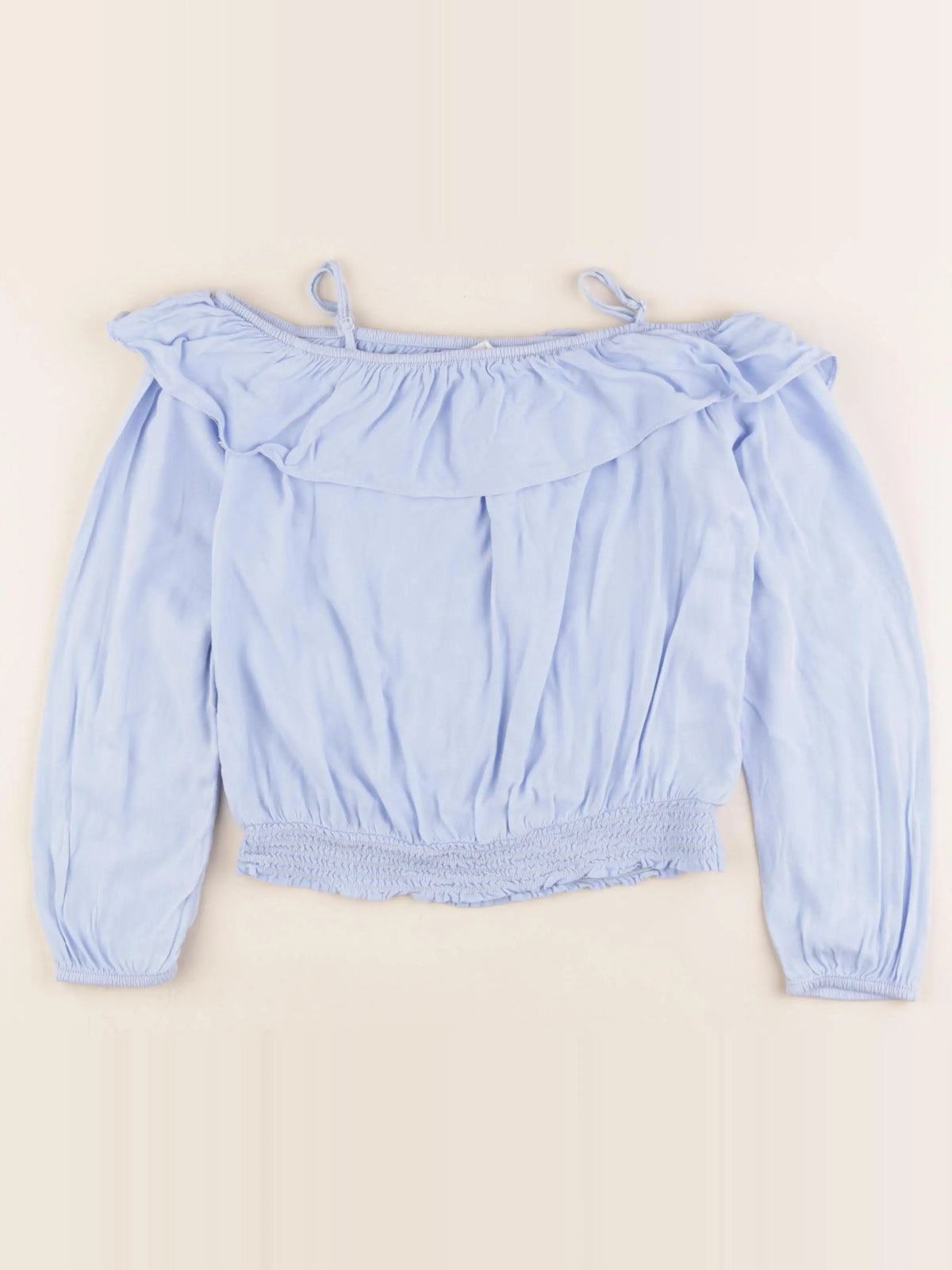 H&M - blouse bleu - 12/13 ans