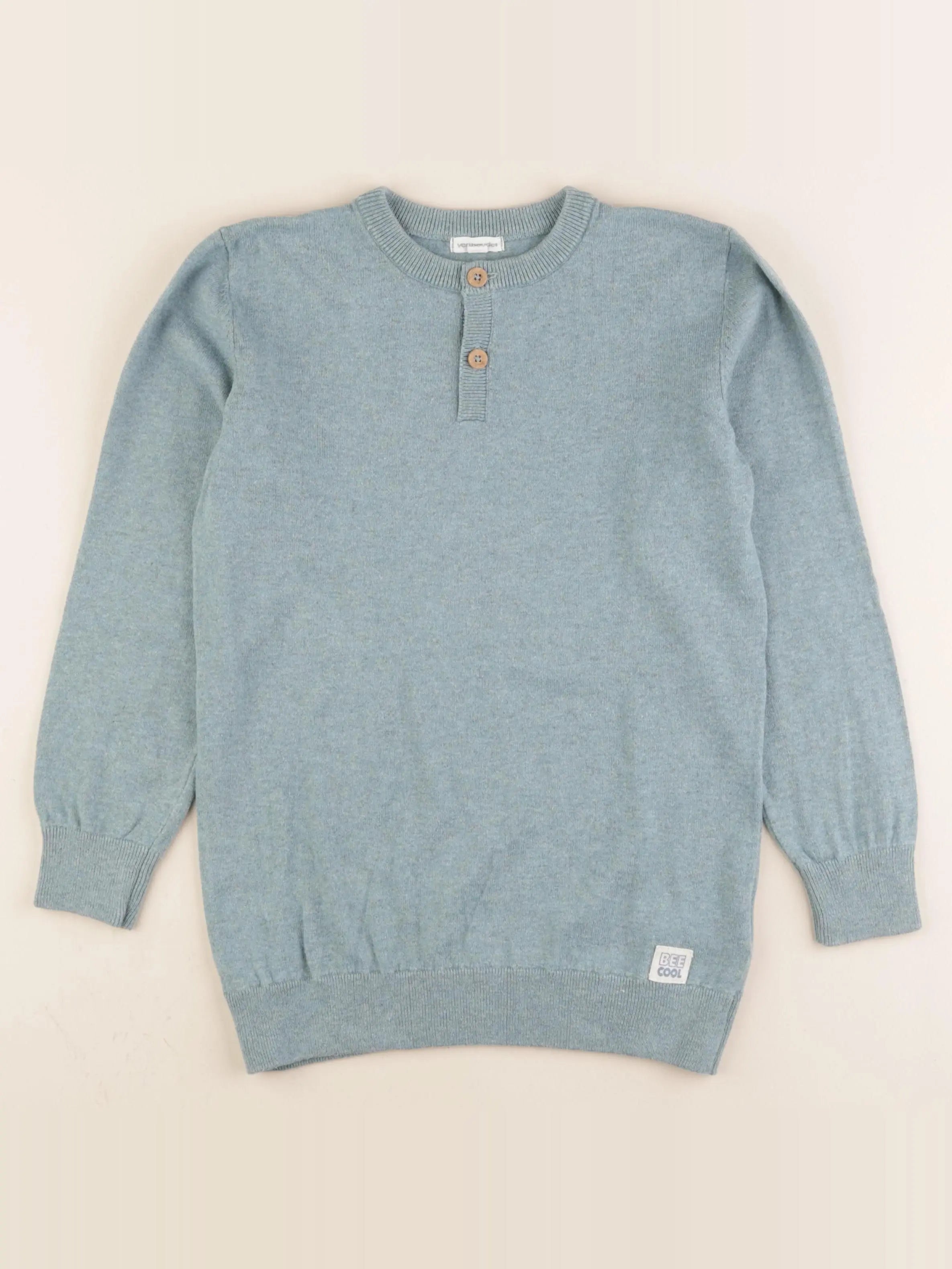 Vertbaudet - pull bleu - 10 ans