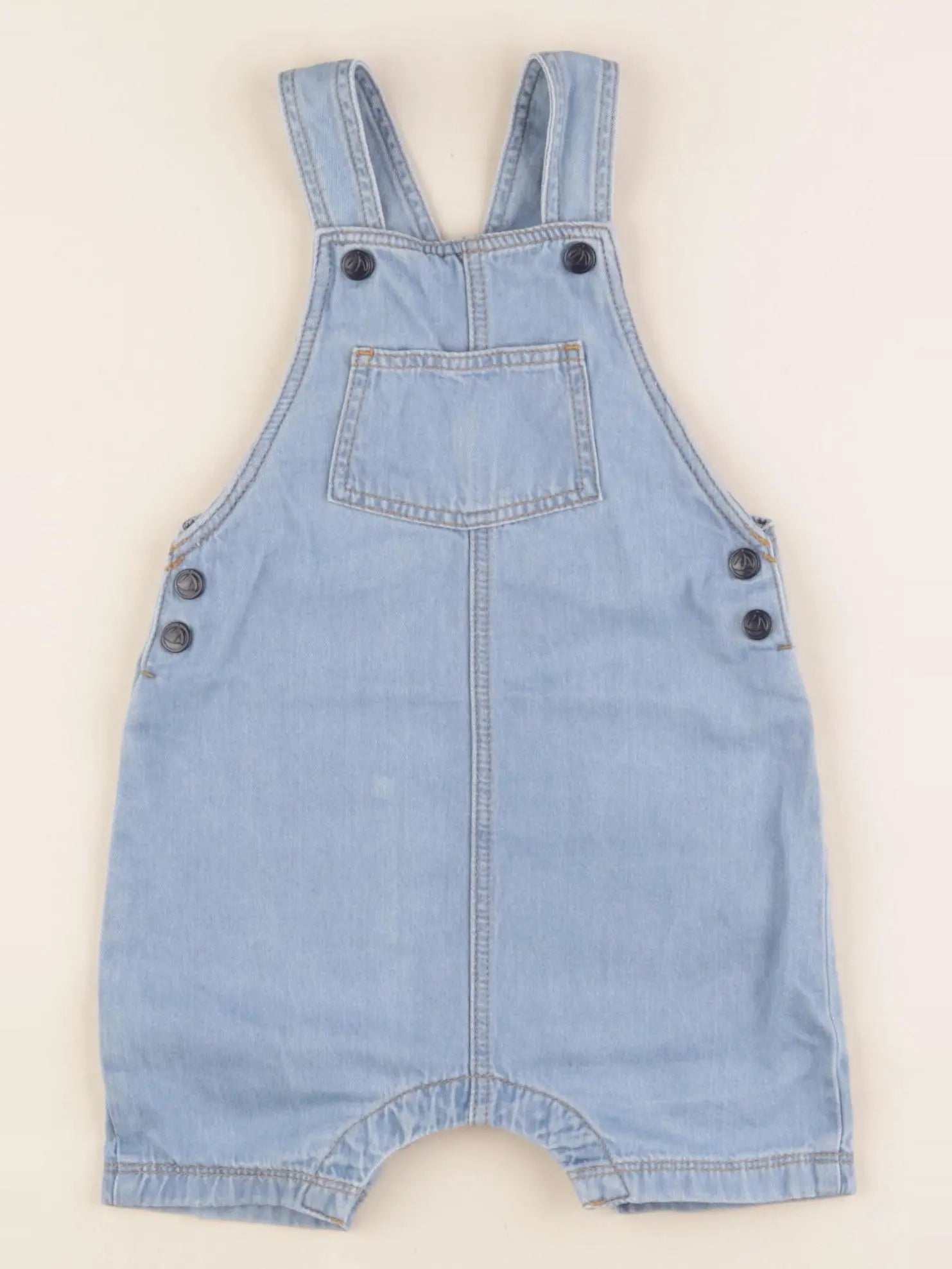 Petit Bateau - salopette bleu - 12 mois