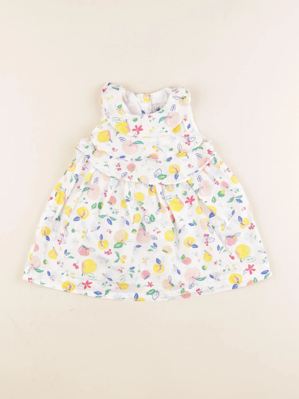 Petit Bateau - robe multicolore - 12 mois