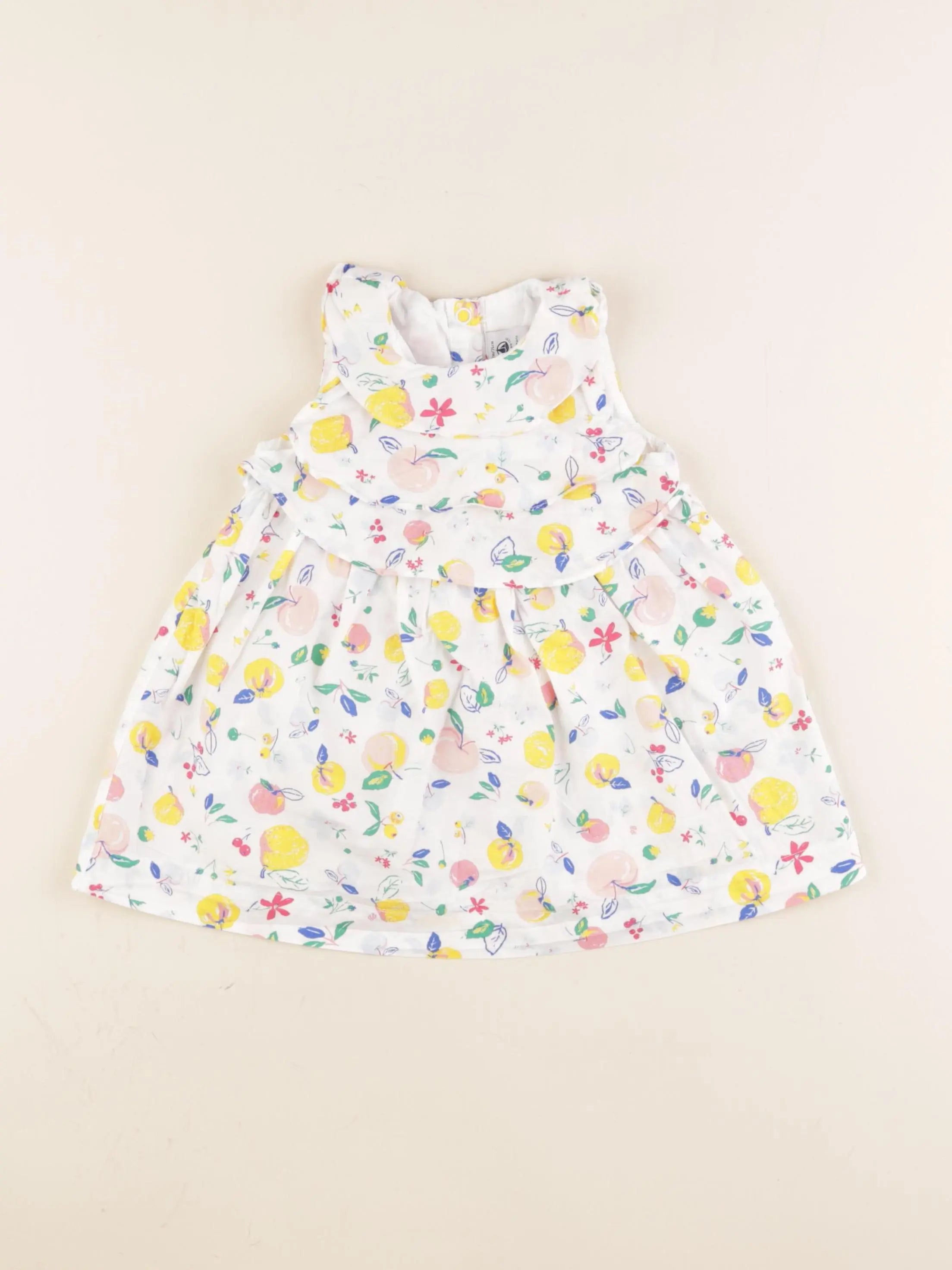 Petit Bateau - robe multicolore - 12 mois