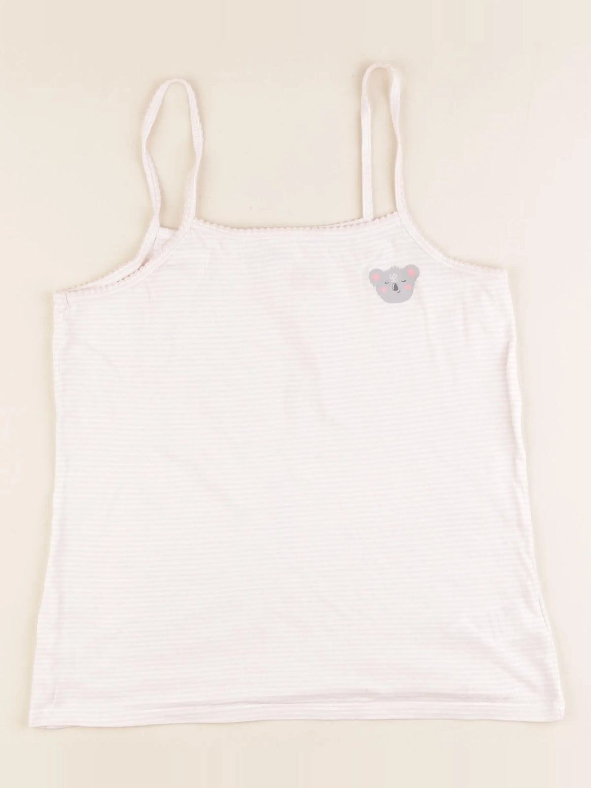 Vertbaudet - maillot de corps rose, blanc - 12 ans