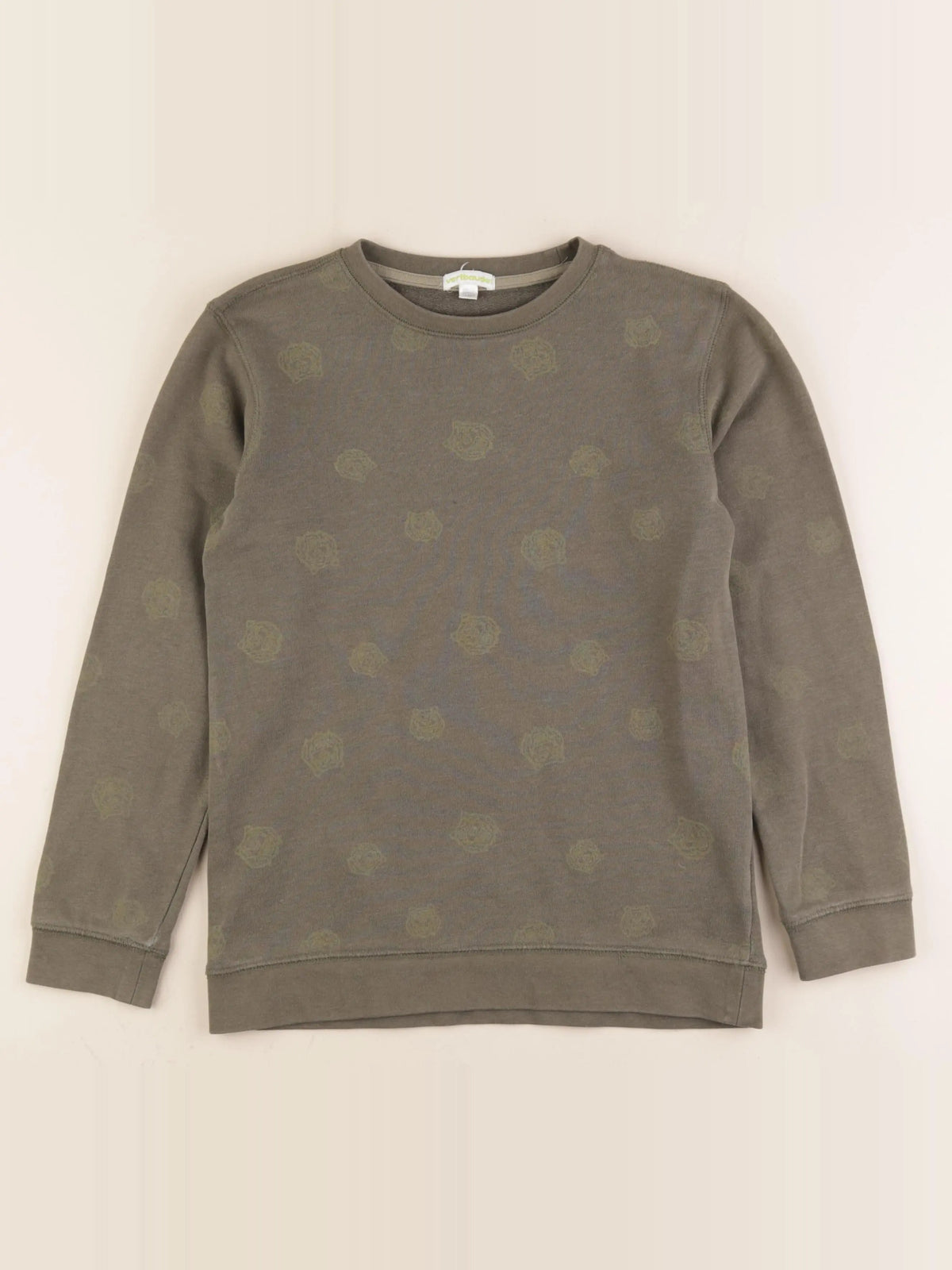 Vertbaudet - sweat vert - 12 ans
