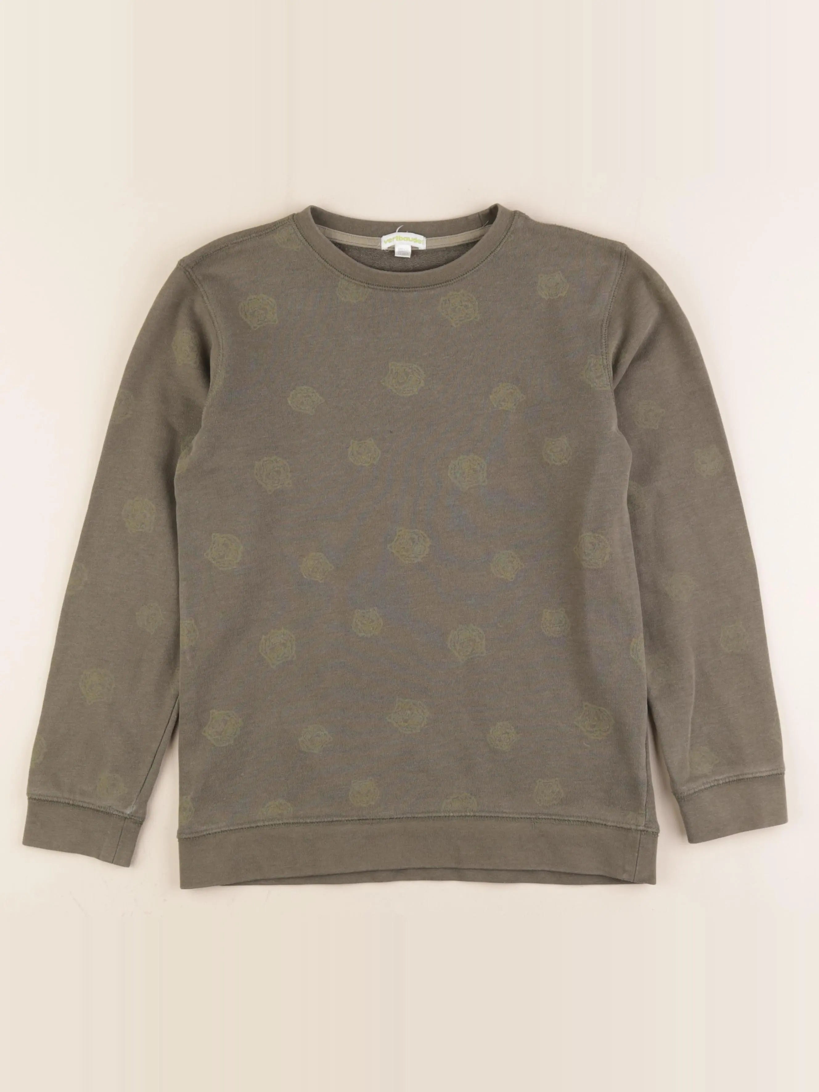 Vertbaudet - sweat vert - 12 ans