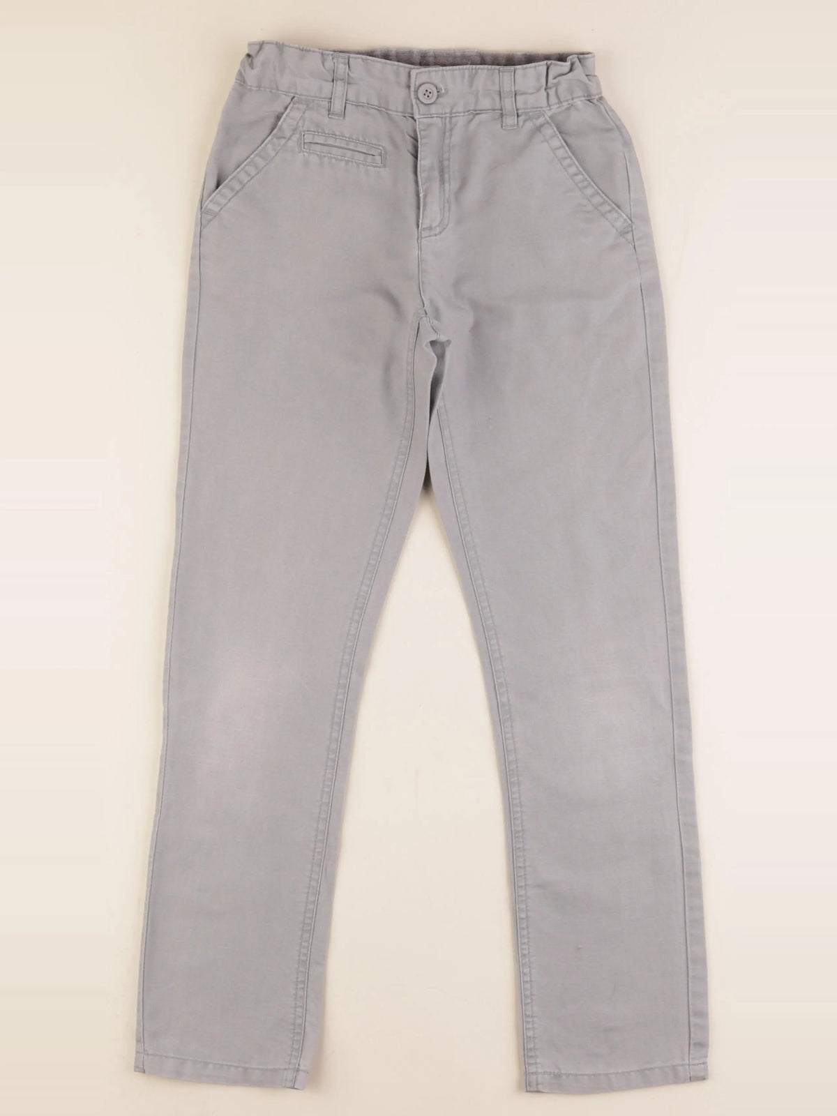 Vertbaudet - pantalon gris - 10 ans