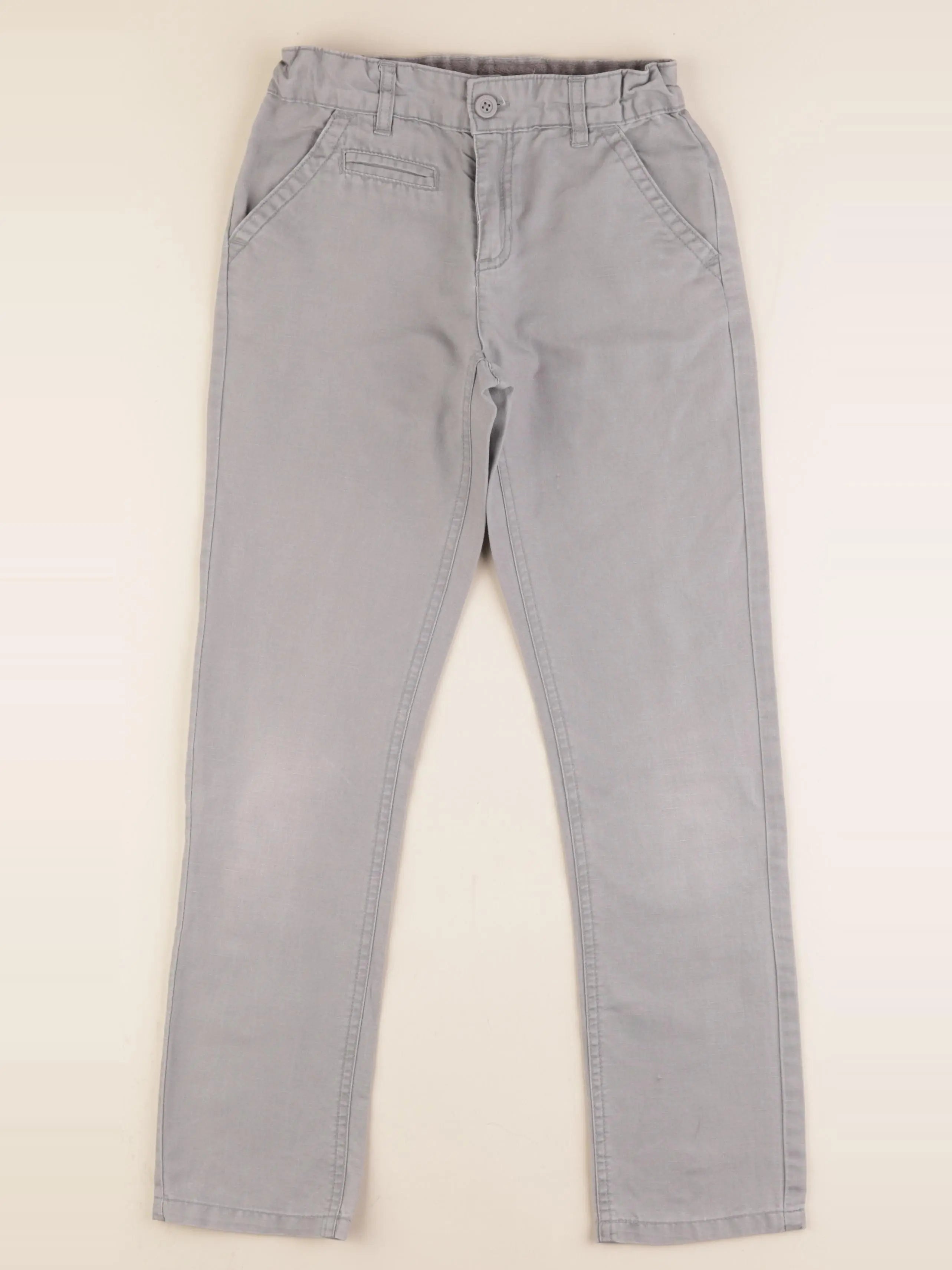 Vertbaudet - pantalon gris - 10 ans