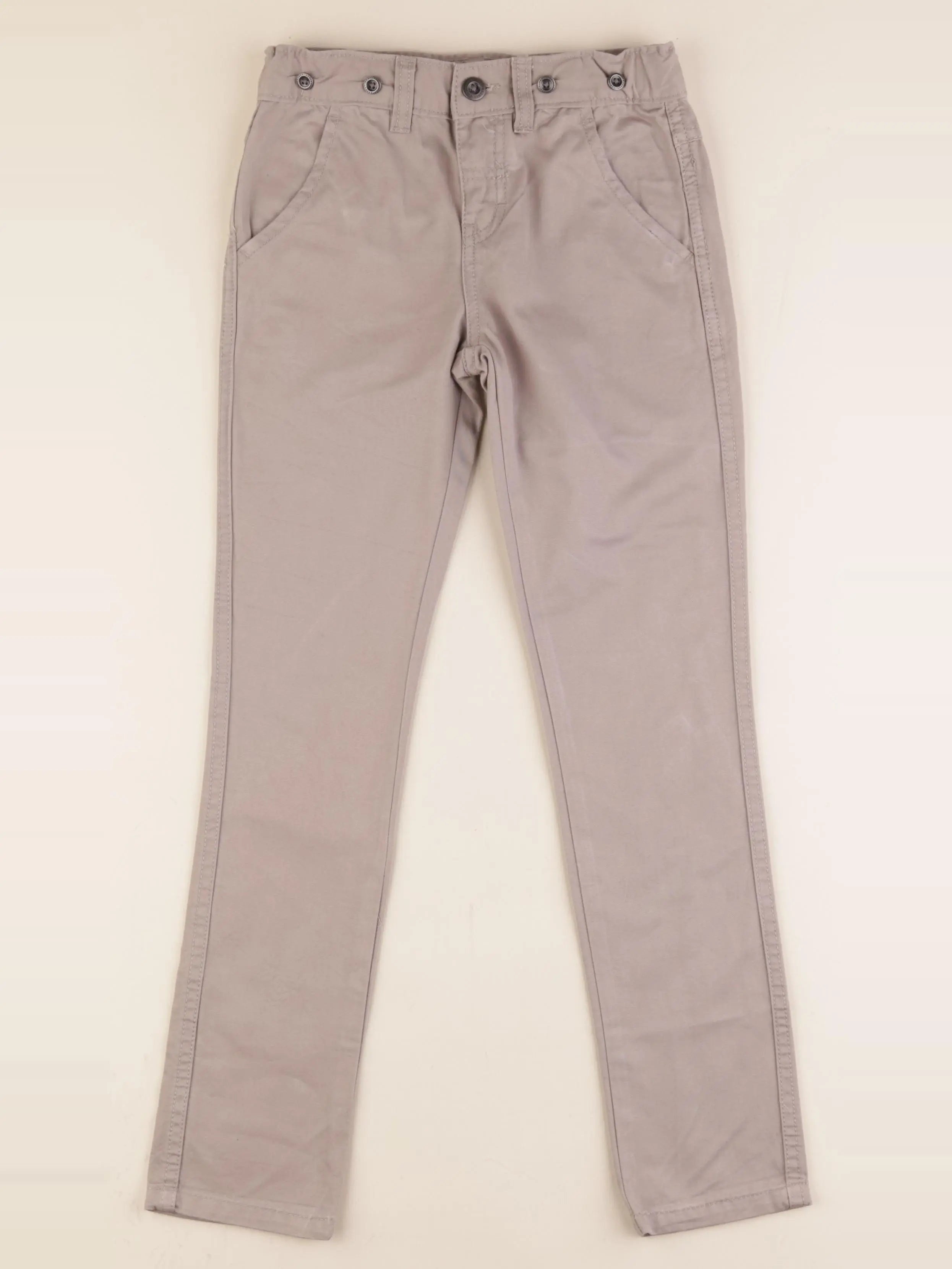 Vertbaudet - pantalon beige - 8 ans