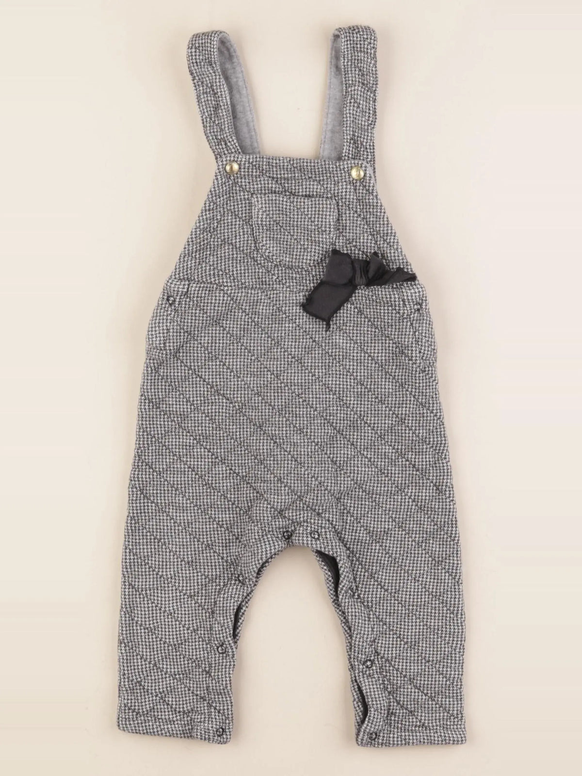 Petit Bateau - combinaison noir - 12 mois
