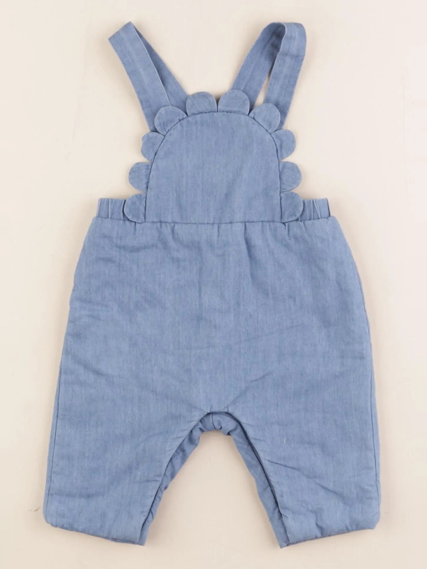 Jacadi - combinaison doublé bleu - 3 mois