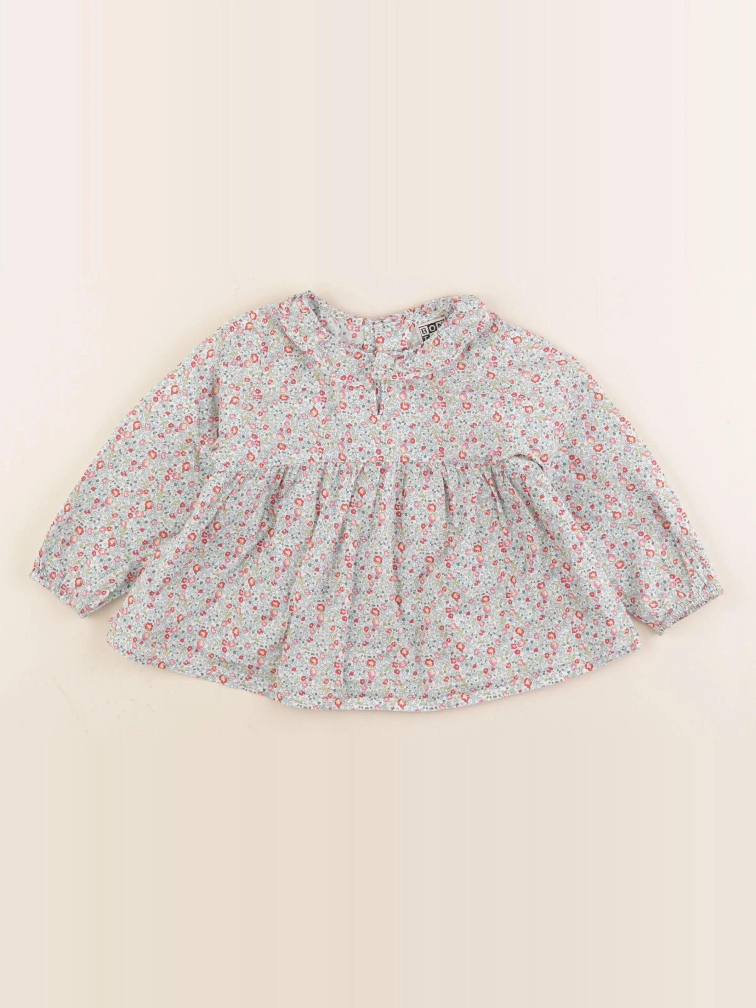 Bonton - blouse multicolore - 2 ans