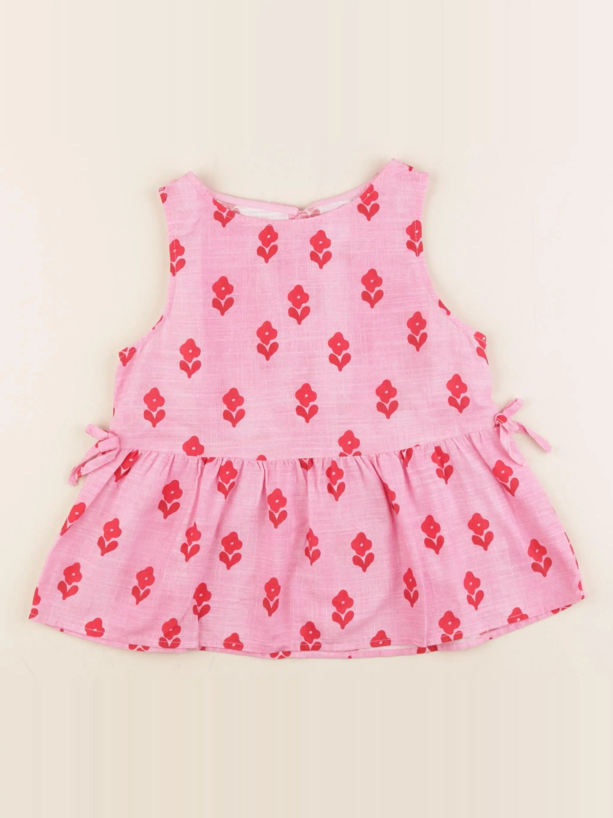 Zara - blouse rose - 8/9 ans