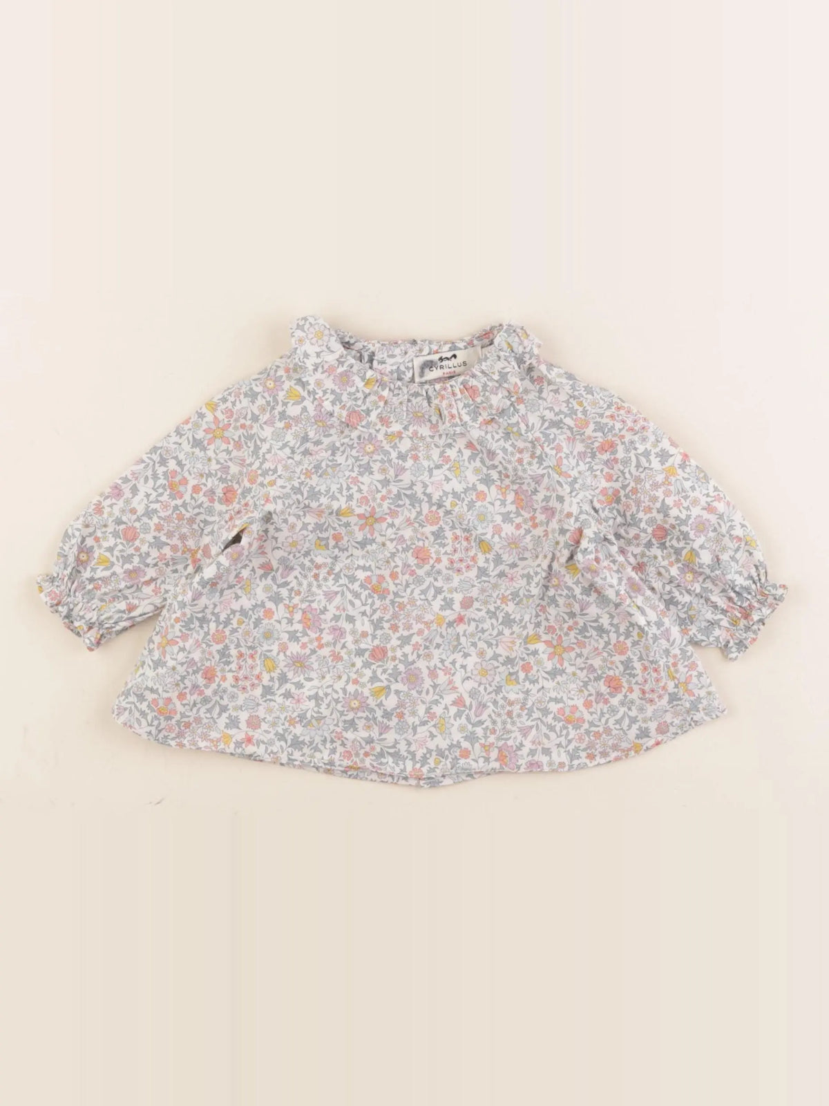 Cyrillus - blouse multicolore - 1 mois