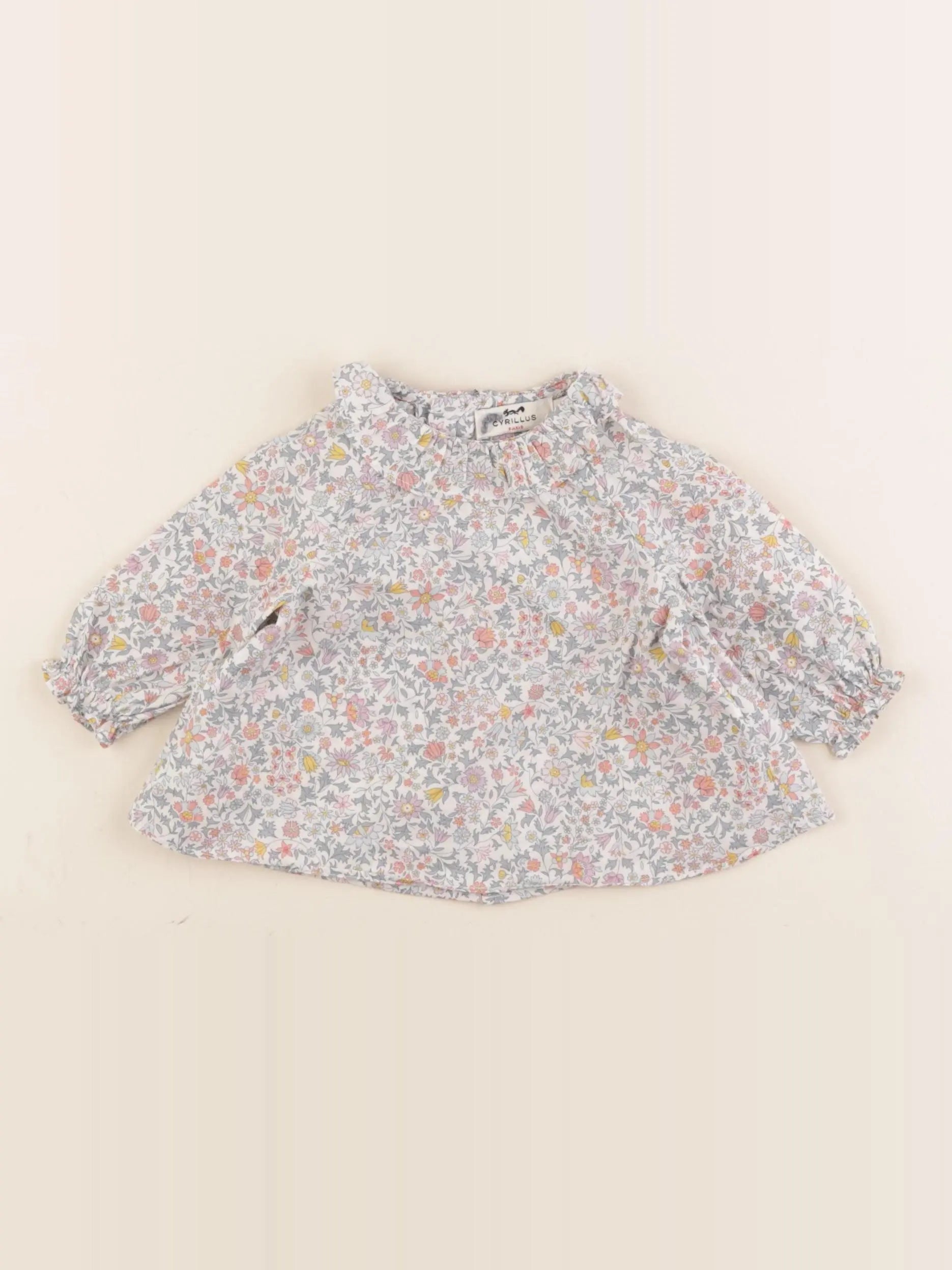 Cyrillus - blouse multicolore - 1 mois